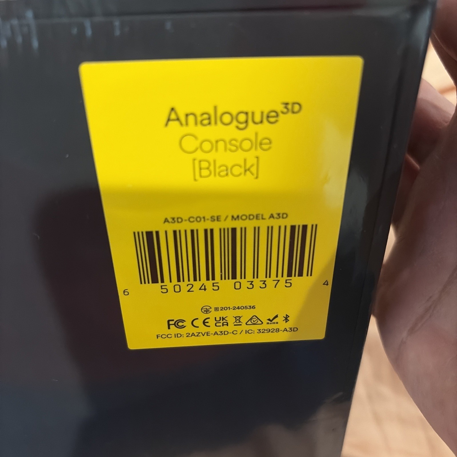 Analogue 3D Black Console – Brand New Sealed Nintendo 64 N64 FPGA System