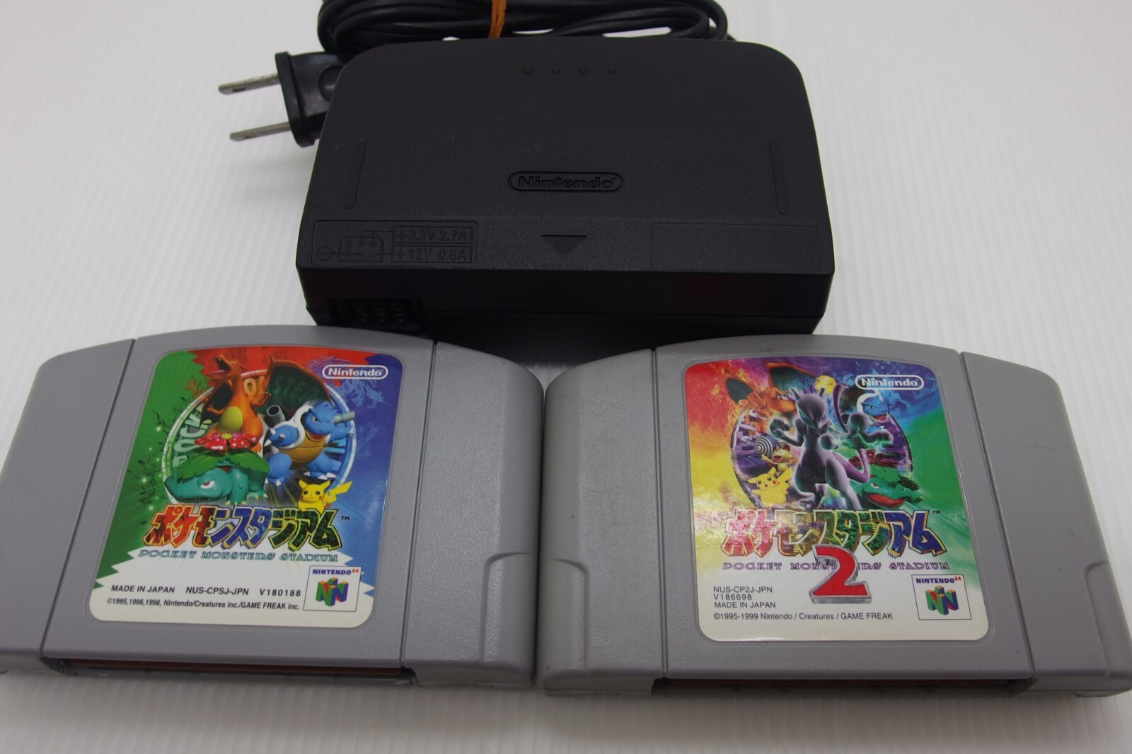 Nintendo 64 Gray Console Lot Plays USA Canada Japan regions Official N64 K