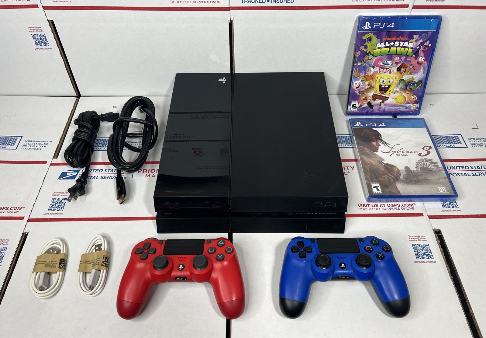 Sony PlayStation 4 PS4 Console Bundle 500gb +2 NEW games – SAME DAY – WARRANTY