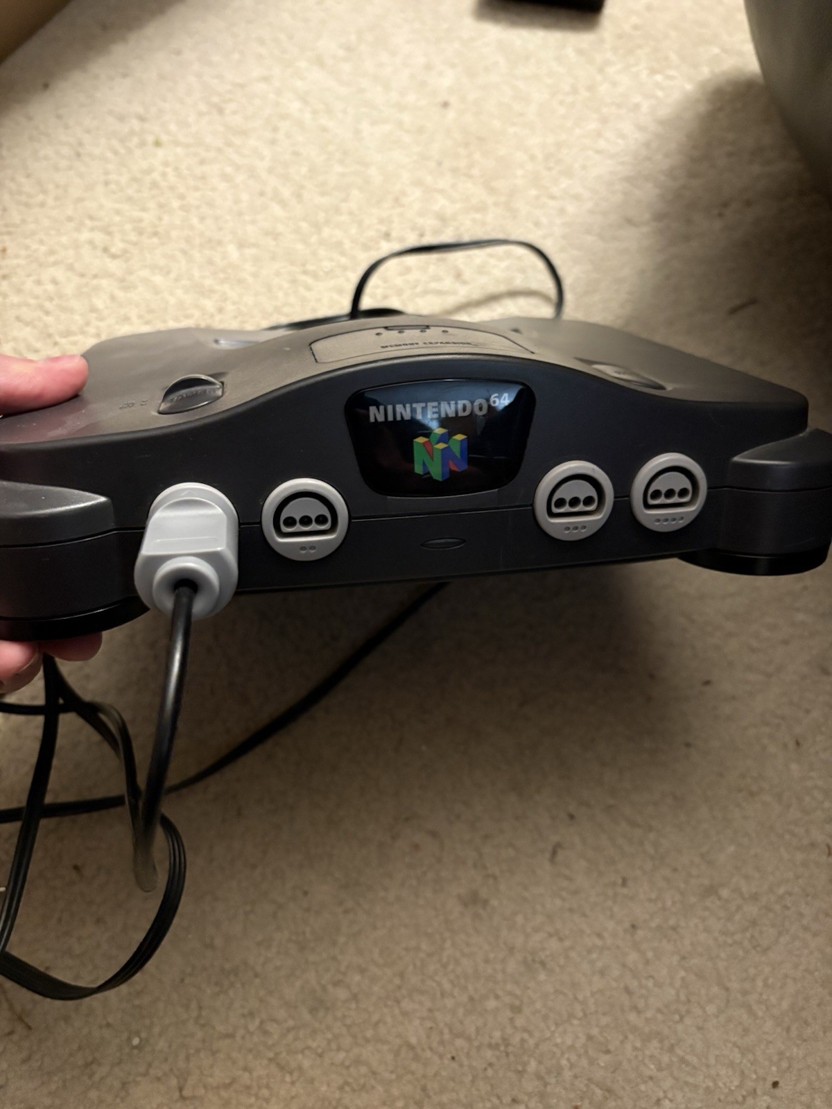 Nintendo 64 Console (NUS-001 JPN) w/ Accessories Controllers Cables Tested
