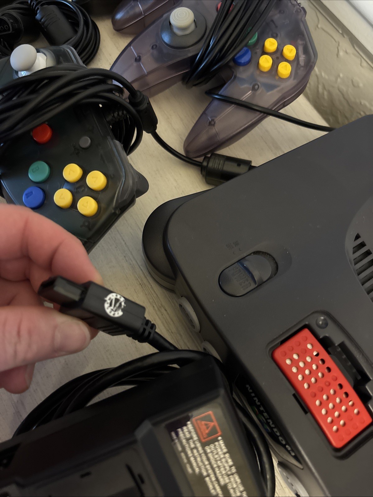 Nintendo 64 Black Console (NTSC-J) Bundle with controllers, games, RGB kit, more