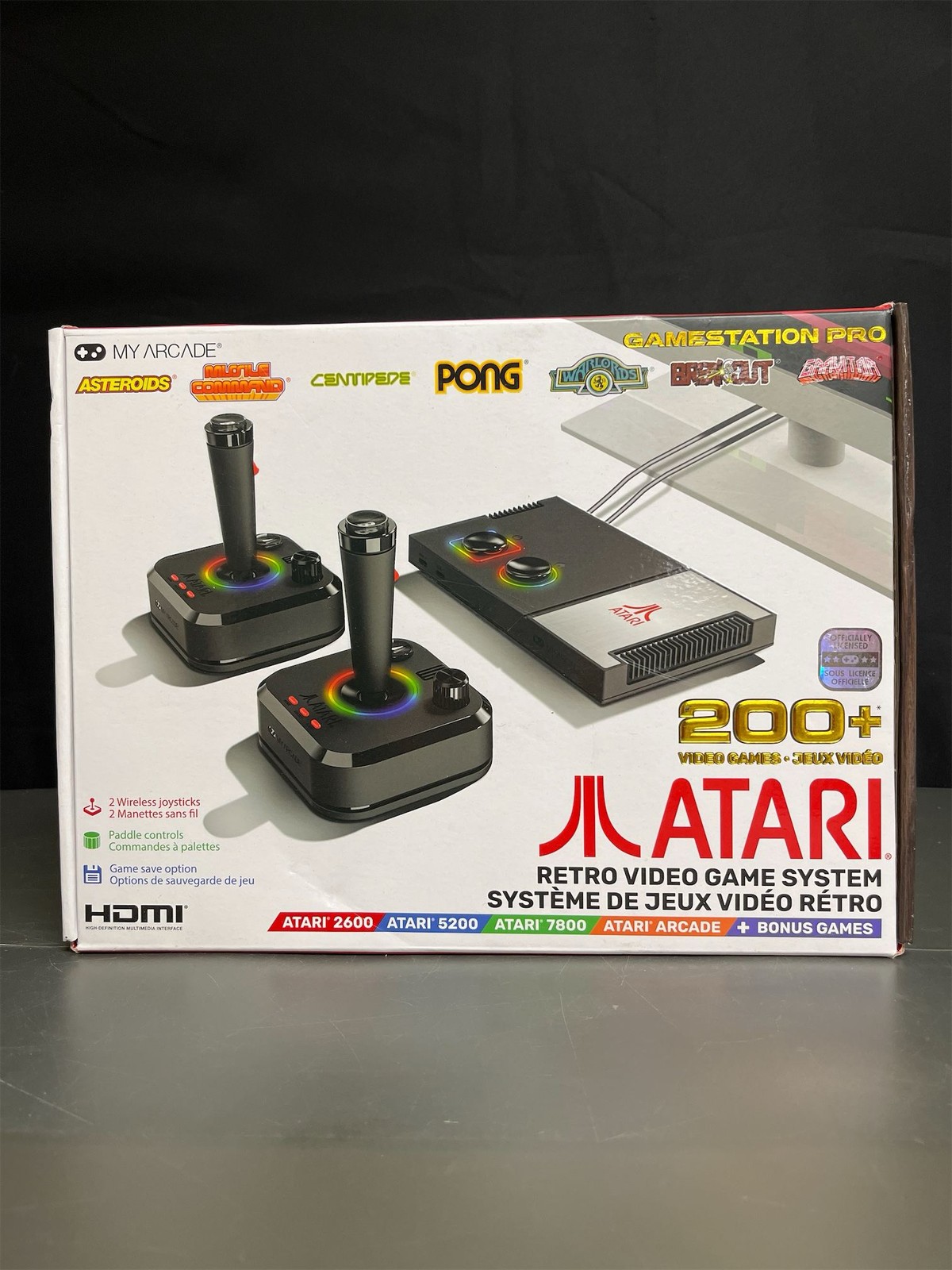 My Arcade Atari Game Station Pro: Retro Video Game Console with 200+ Games, Wire