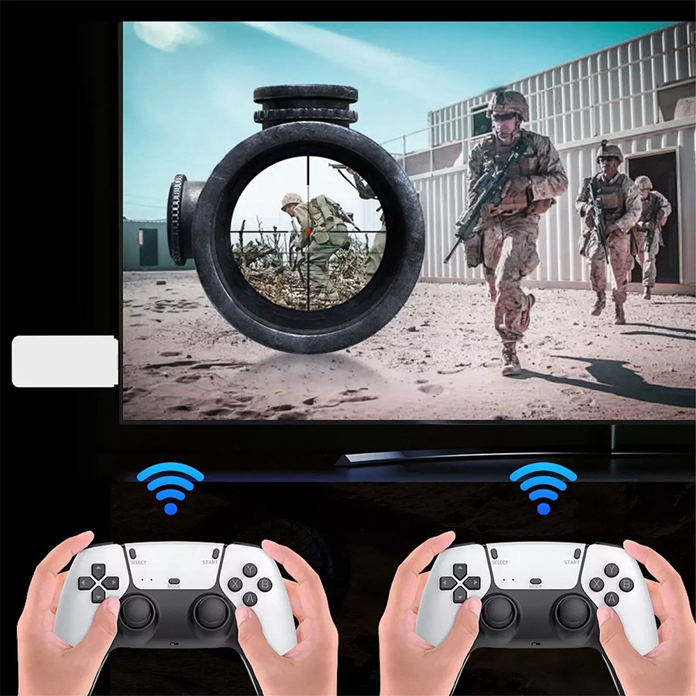 Retro Game Console 41000+ Games 4K HDMI Output w/ 2 Wireless Controllers &128GB~