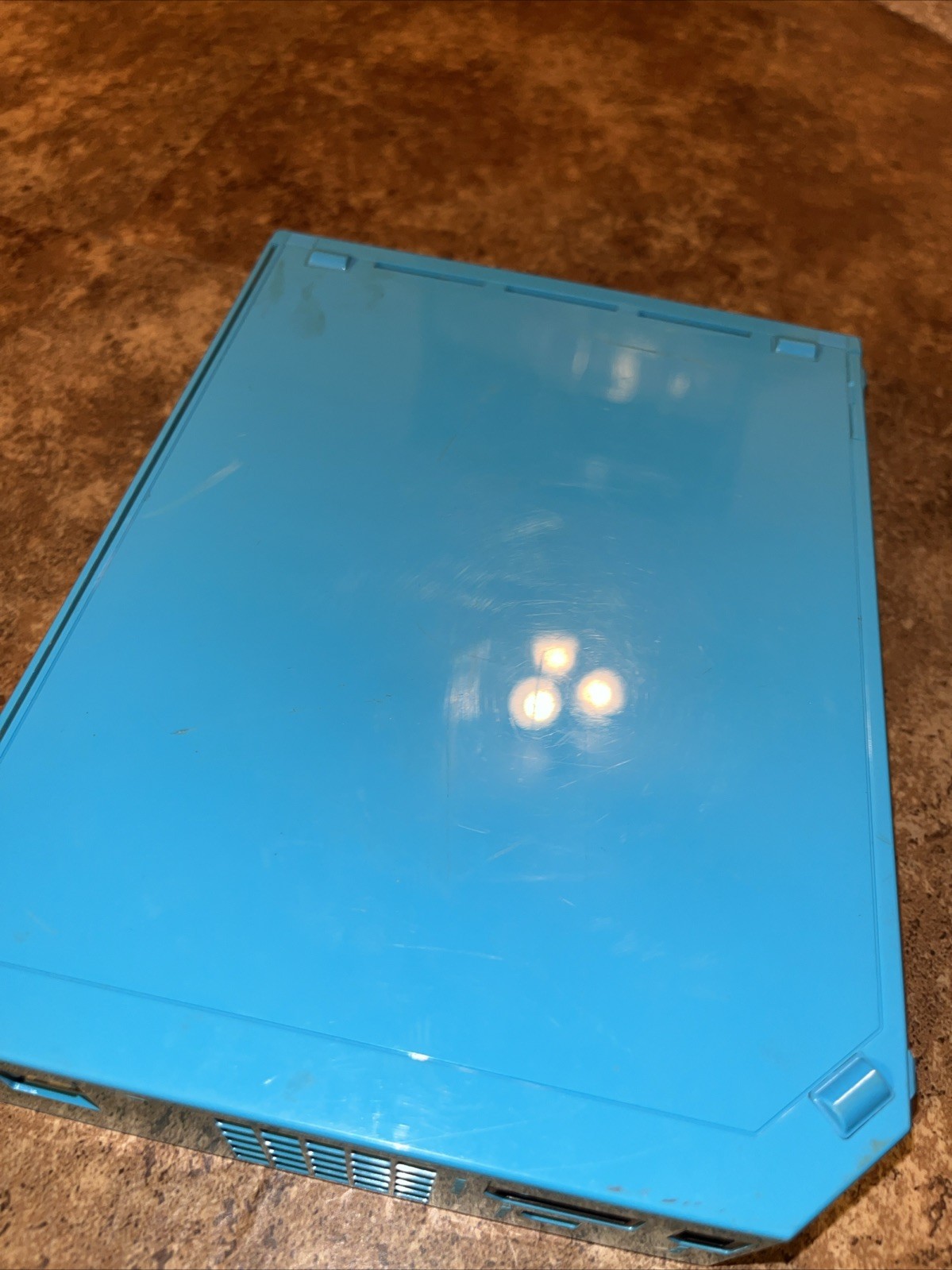 Nintendo Wii RVL-101 Blue Console ONLY Not Working