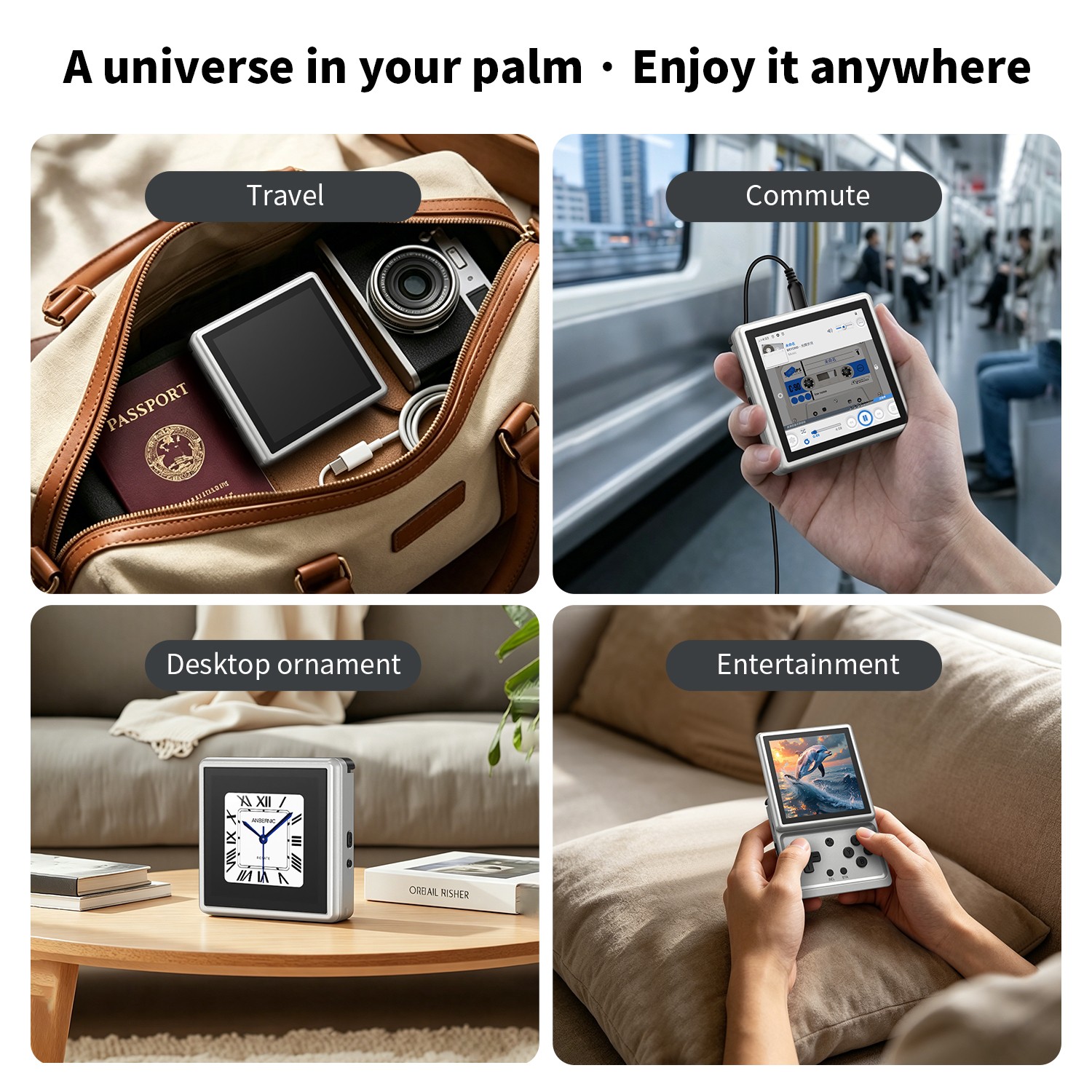 ANBERNIC RG Rotate T618 Handheld Game Console Android12 2000 mAh 3.5-inch Gifts