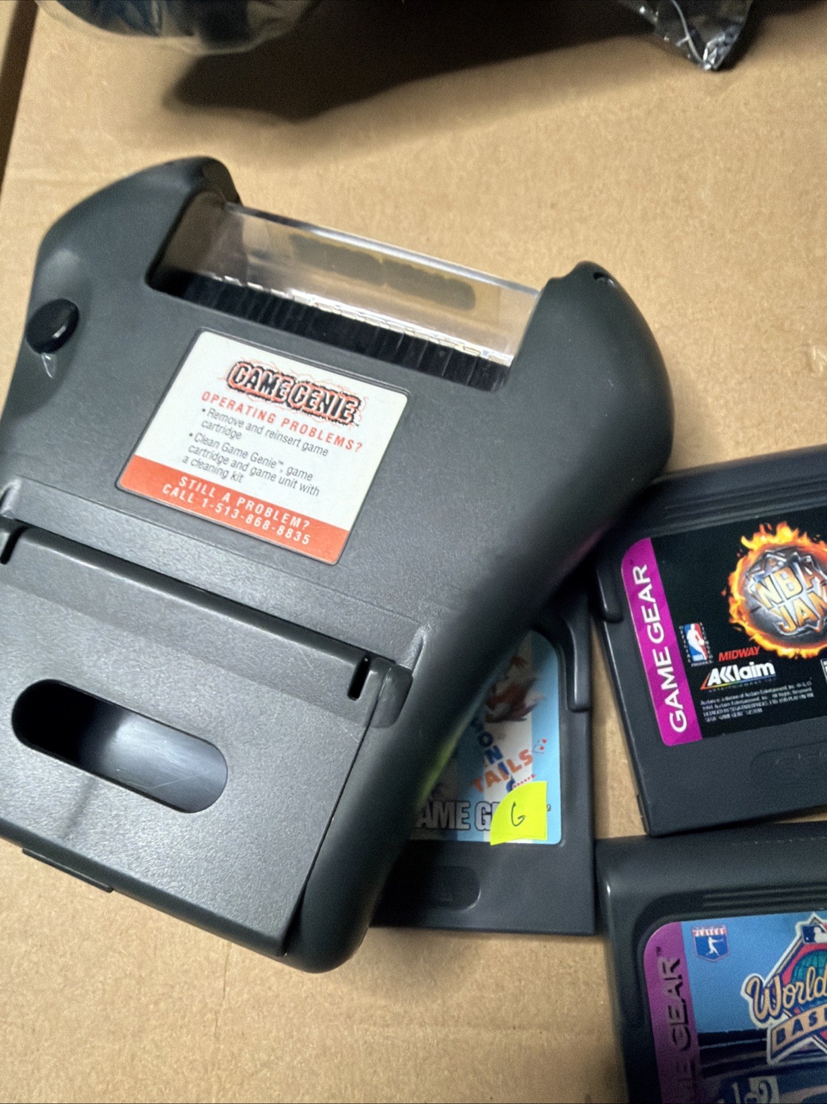 SEGA Game Gear Original Console Excellent WORKING 9 Games Included Plus Extras