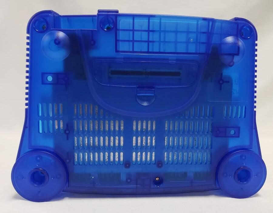 Nintendo 64 N64 Funtastic Translucent BLUE Video Game Console Bundle System 1996