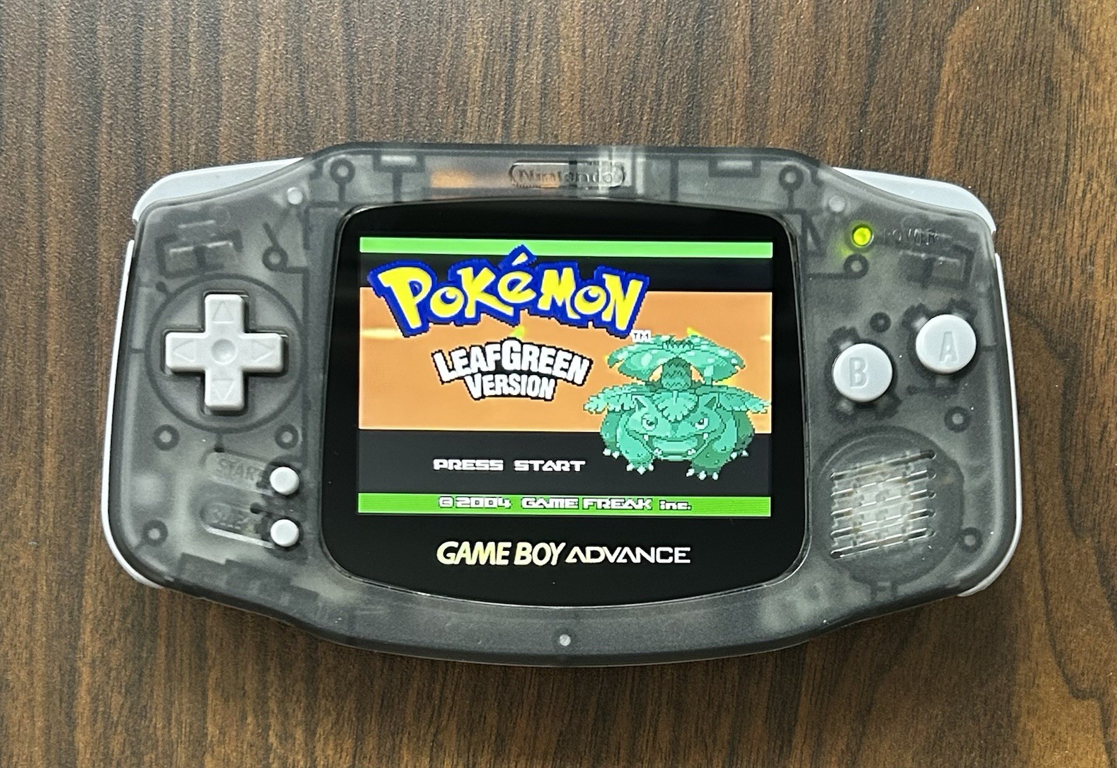 Nintendo Game Boy Advance backlit ags101 clear black Handheld System ips v5