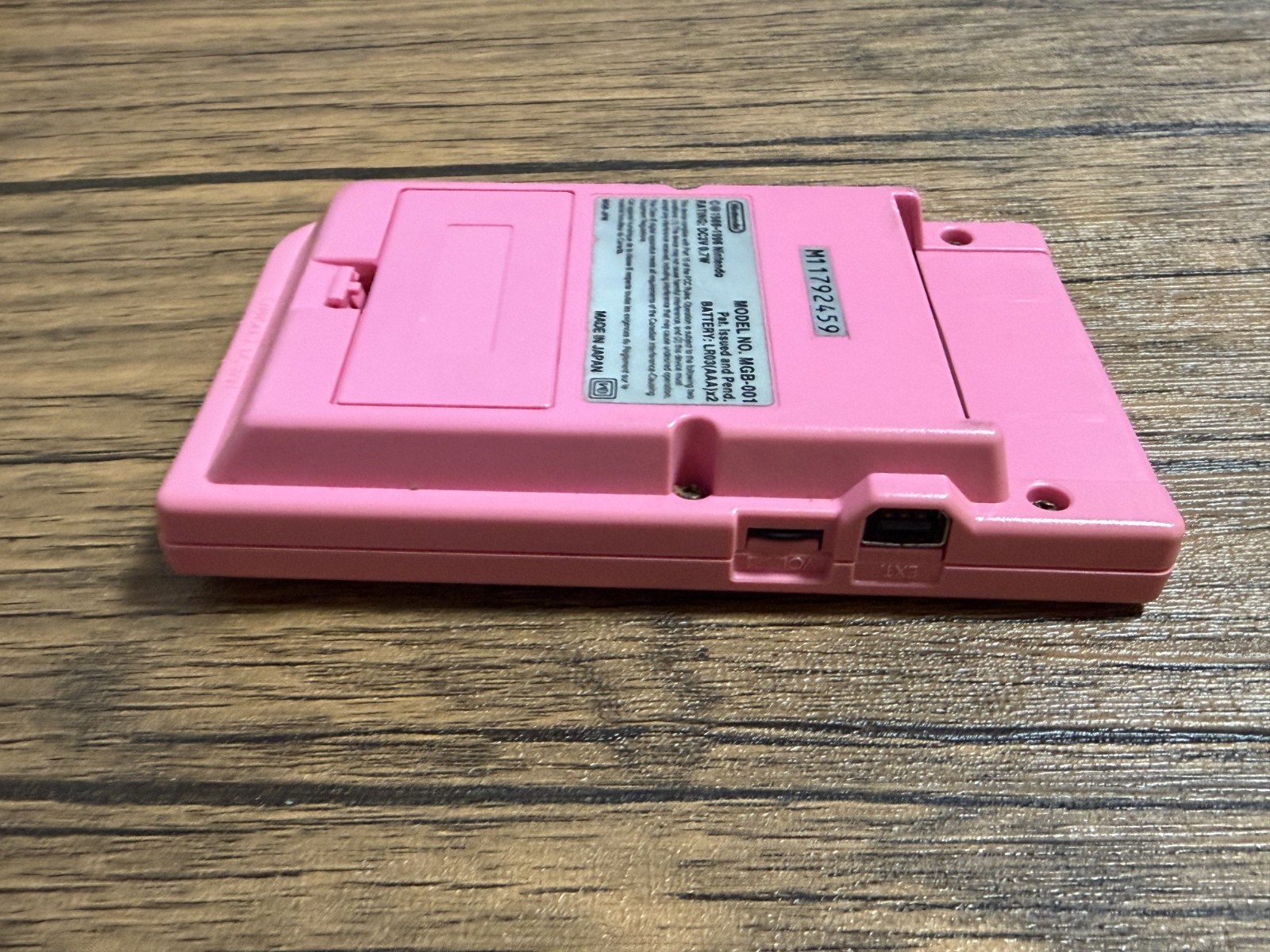 Nintendo Game Boy Pocket Pink MGB-001 Console Untested Japan
