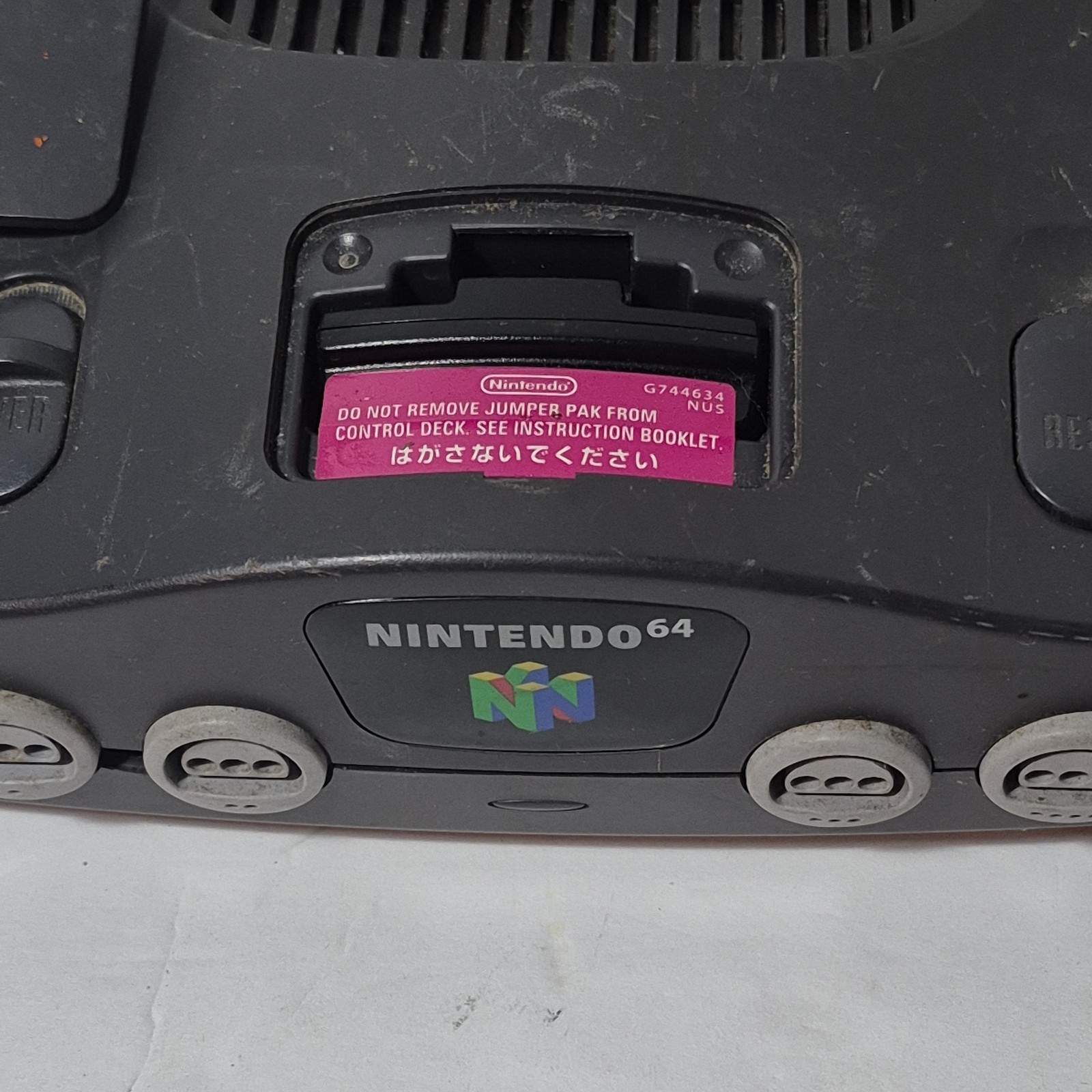 Nintendo N64 Console Only For Parts Or Repair Read Description