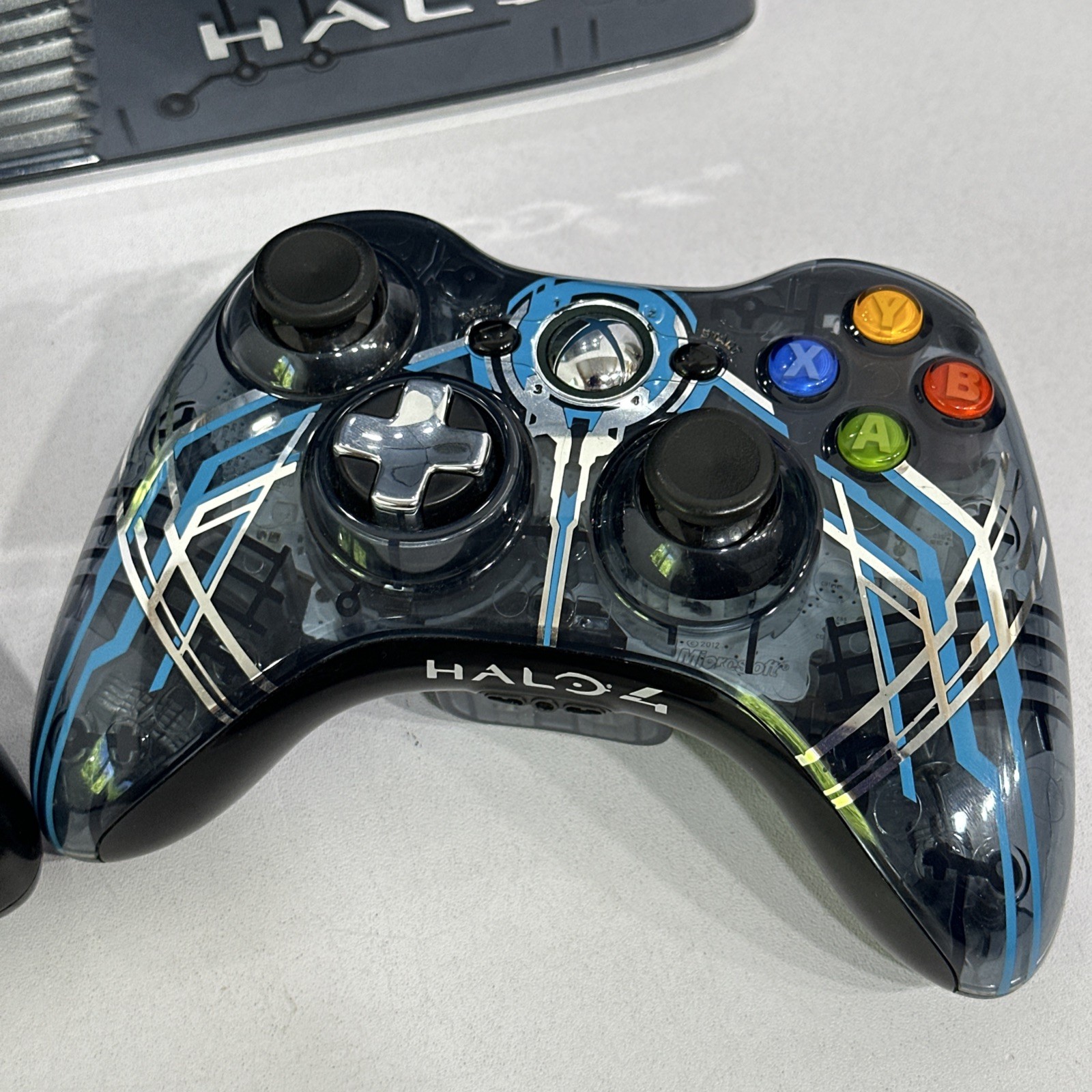 320GB Halo 4 Limited Edition Xbox 360 Console 2 Controller WORKING