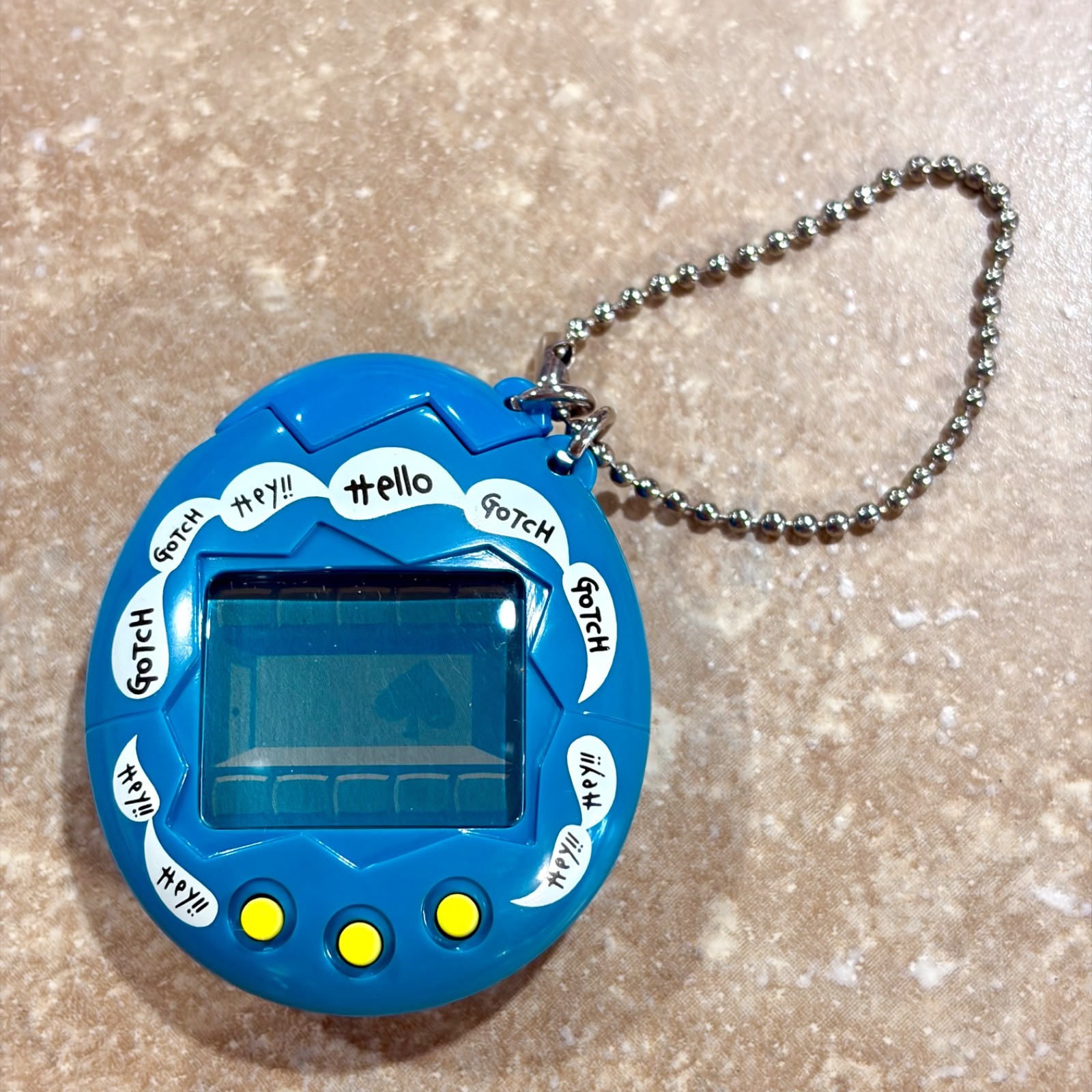 Bandai Tamagotchi (Oschi) 1997 Blue Digital Pet Japan Import TESTED Vintage Rare