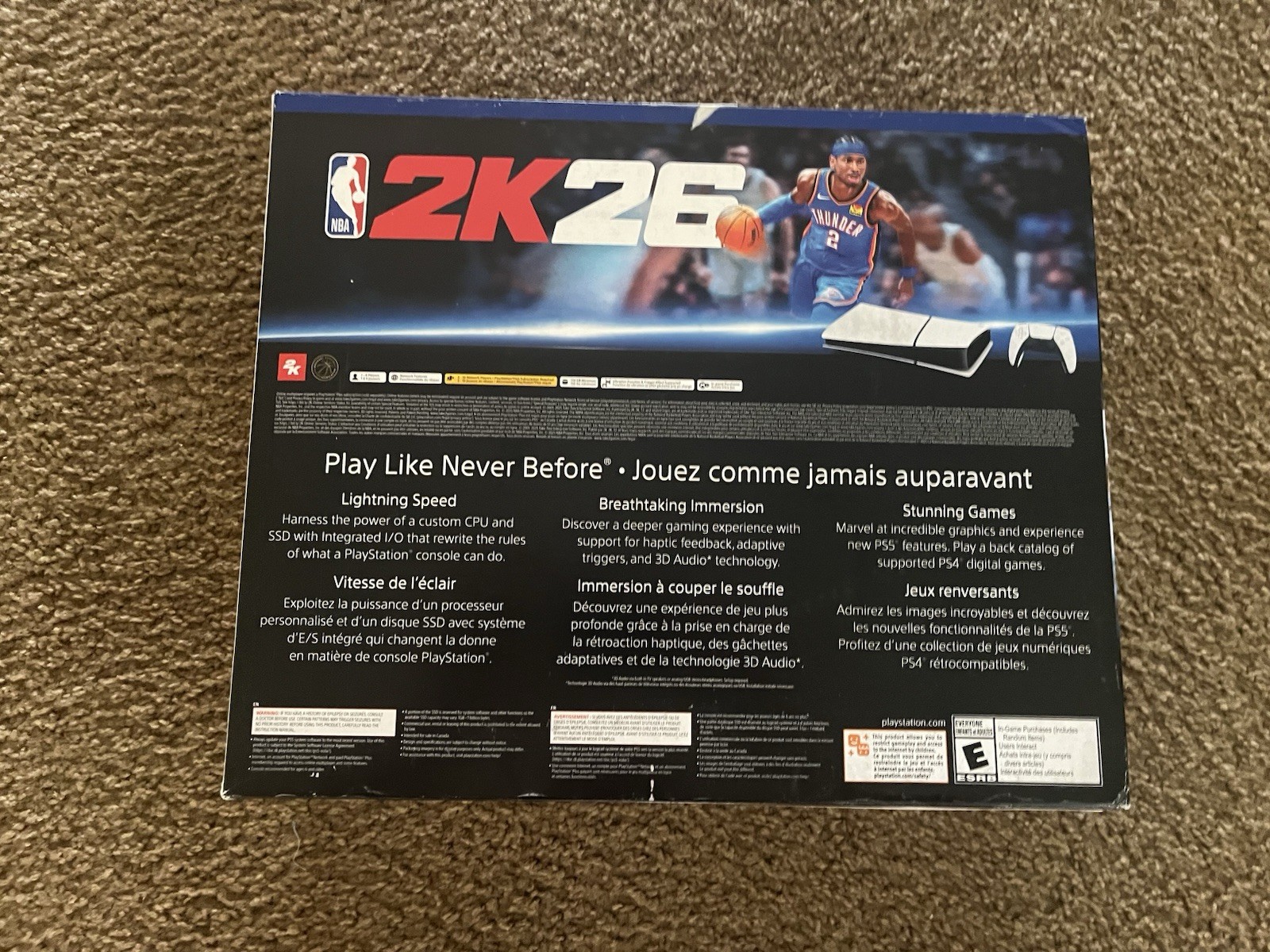 Sony PlayStation 5 Digital Edition 1TB White/Black 4K HDR HDMI NBA 2K26 CFI-2015