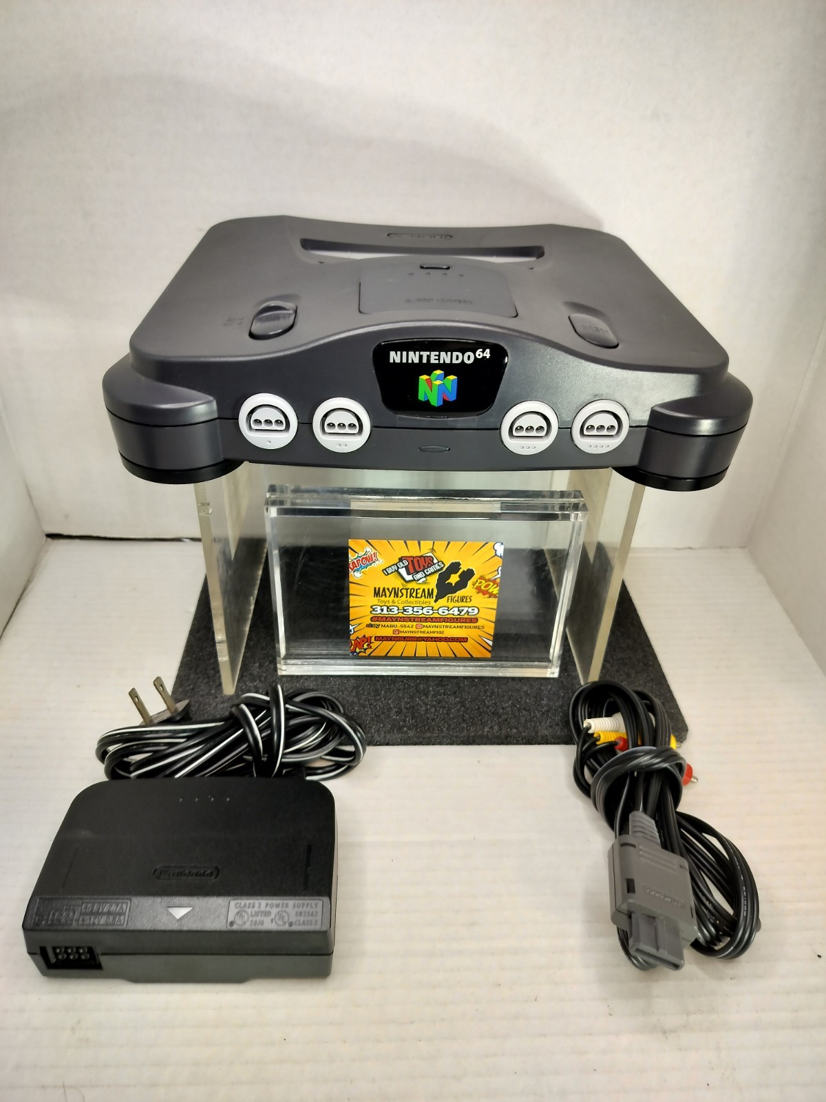 Nintendo 64 N64 Console Only with Expansion Pack Pak NUS-001 / AS-IS READ