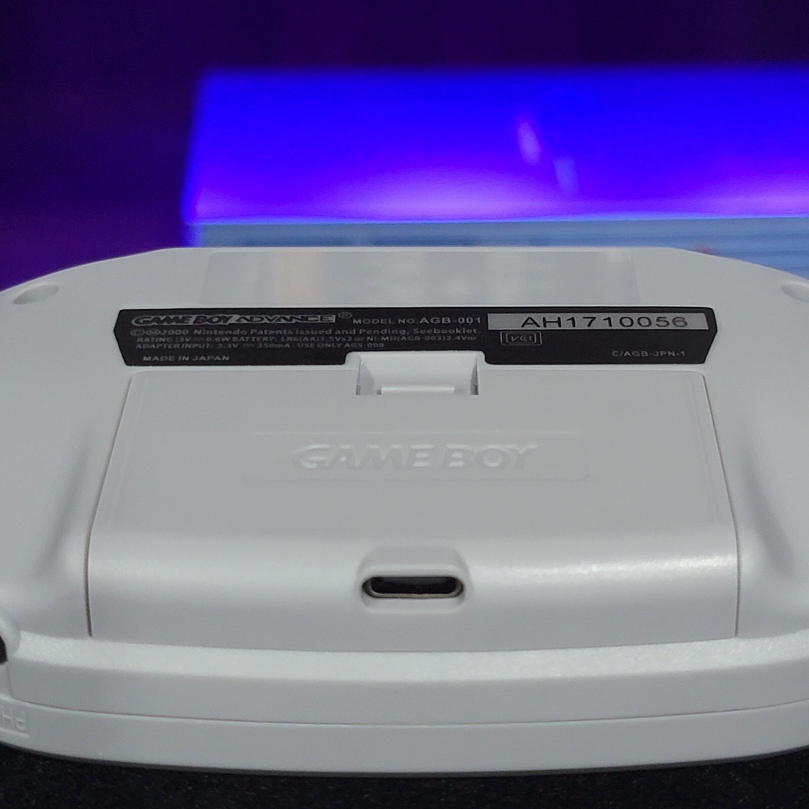 Nes Game Boy Advance GBA iPS LCD USB-C 1800 mAh Rechargeable Battery