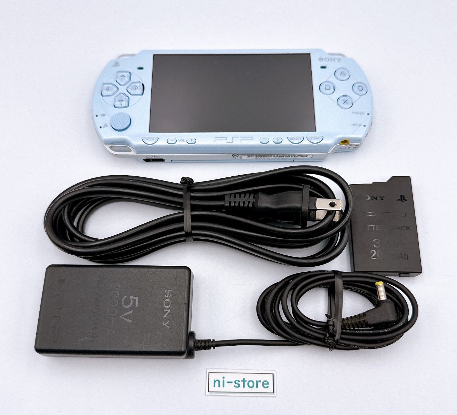 Sony PSP-2000 Console Blume Felicia Blue Region free w/adapter, battery – Mint