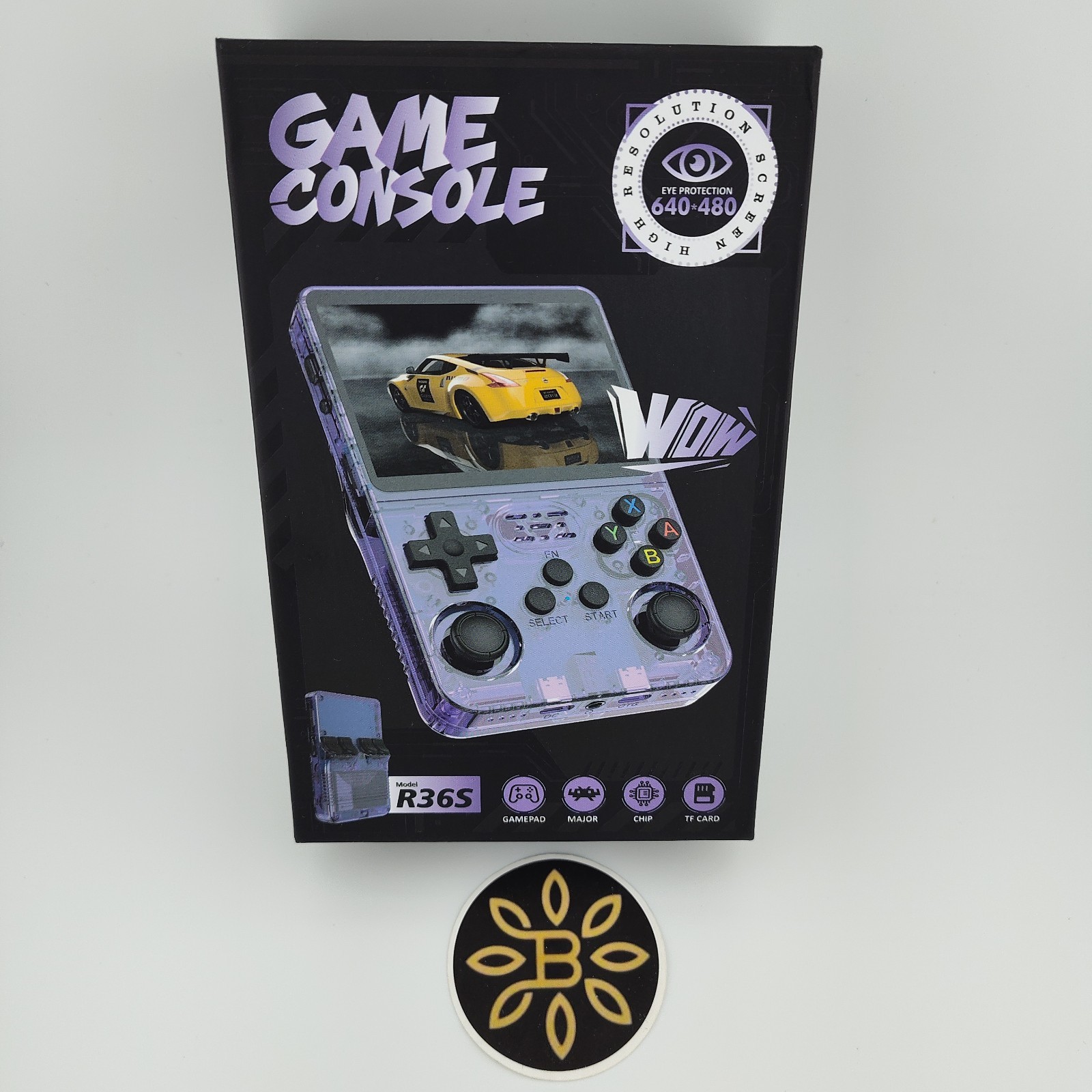 R36S Retro Handheld Video Game Console BLACK Linux 3.5″ IPS Vintage ROM