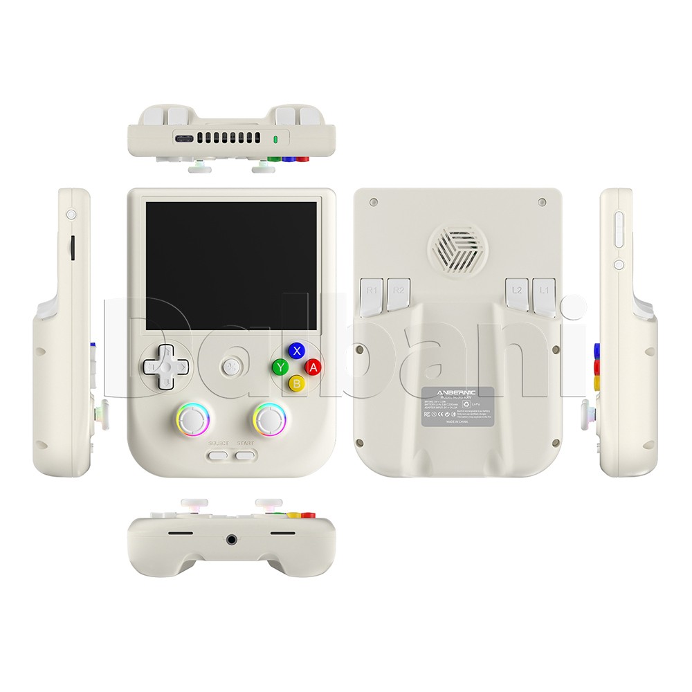 RG406V Anbernic White Retro Handheld Game Console Android 13 WIFI 4-inch 256GB