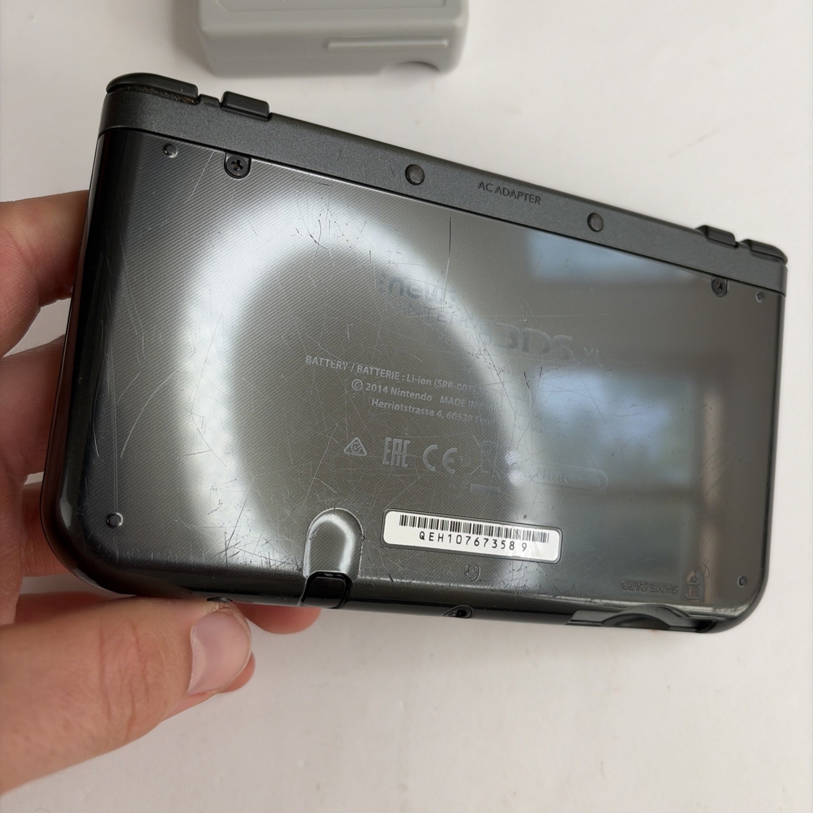 New Nintendo 3DS XL Gray Black Console, Charger Stylus US Version