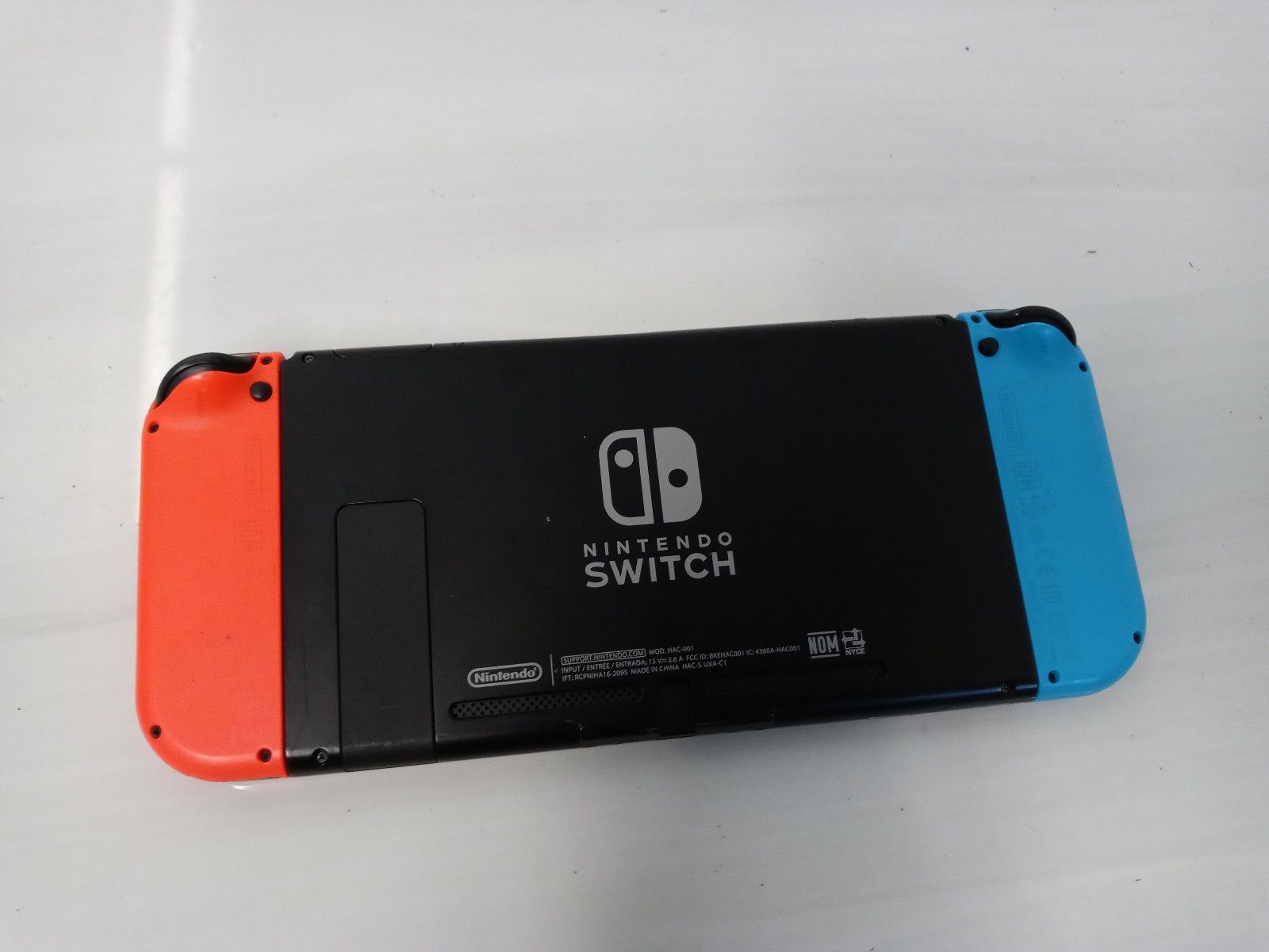 Nintendo Switch 32GB Game Console Only with Neon Blue / Red Joy-Con, (HAC-001)