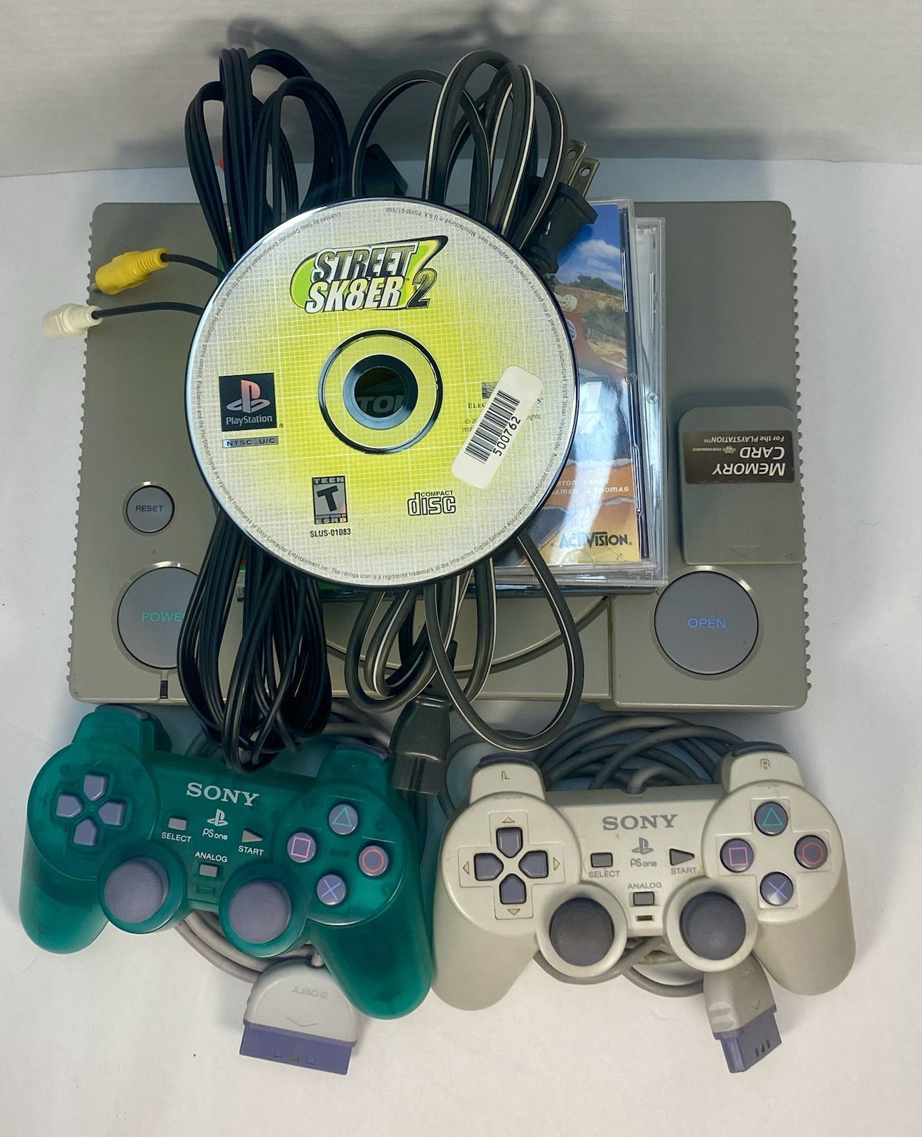 Sony PlayStation 1 Console/Games Lot Bundle TESTED WORK PS1 Video Game System 🎮