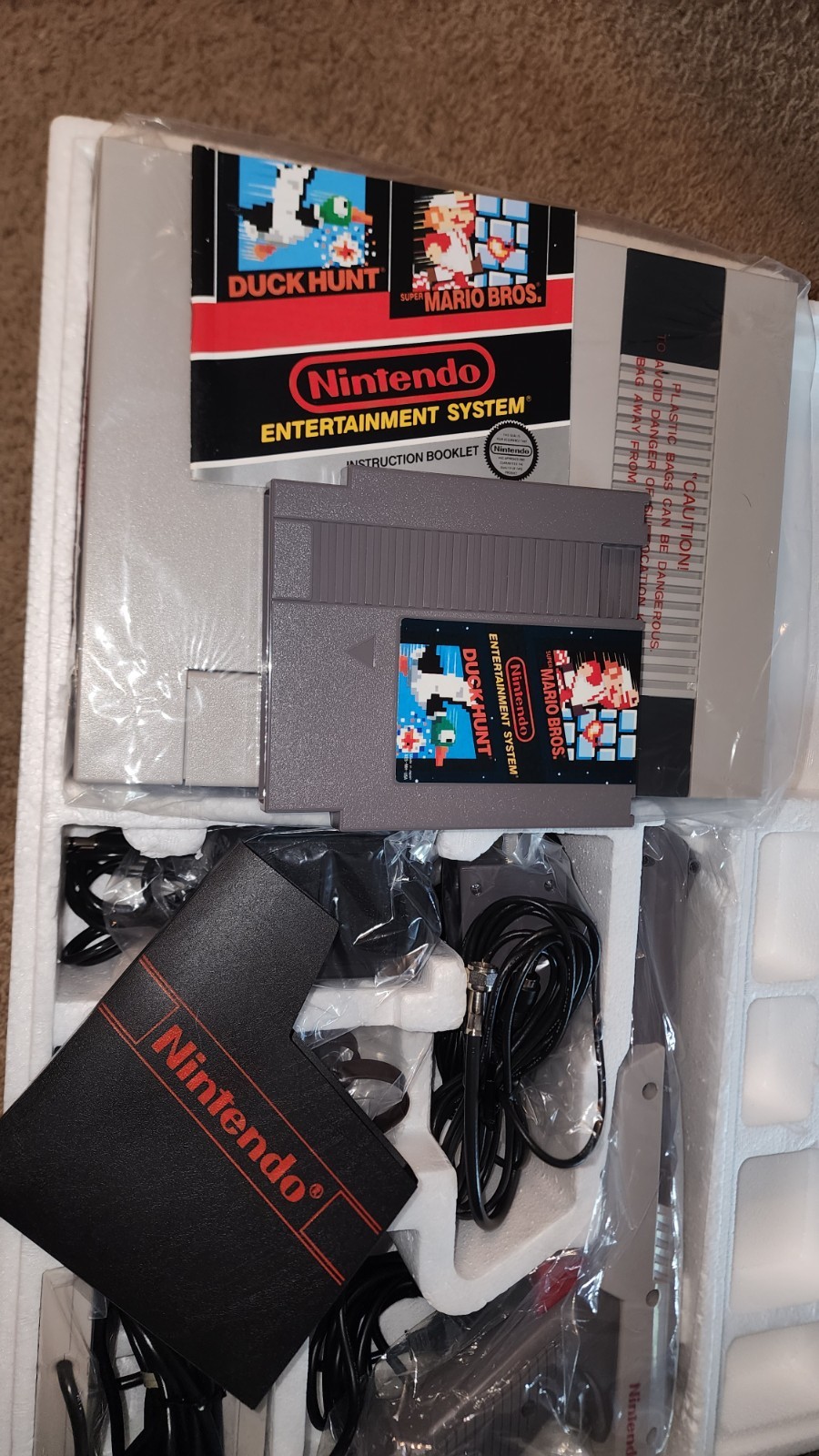 Nintendo NES Action Set Complete – High-End Collector Condition- CIB Near Mint