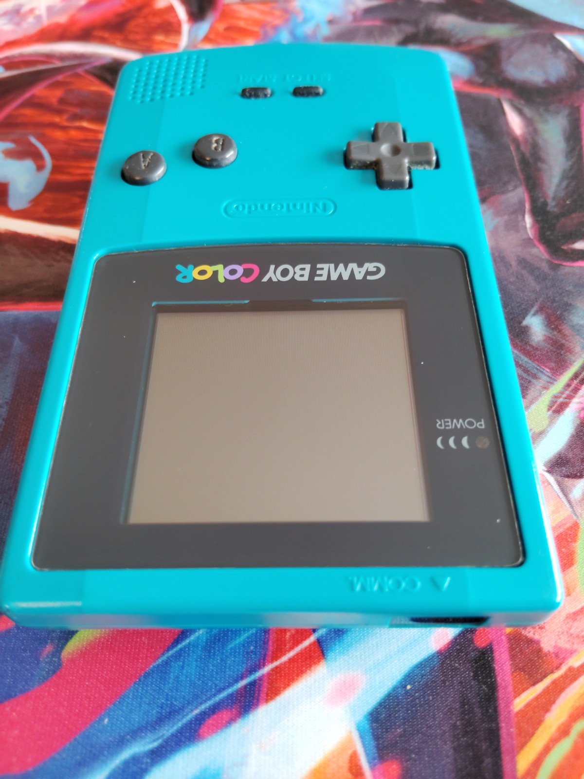 Nintendo Game Boy Color Turquoise Blue CGB-001 ⭐Ready to Play⭐