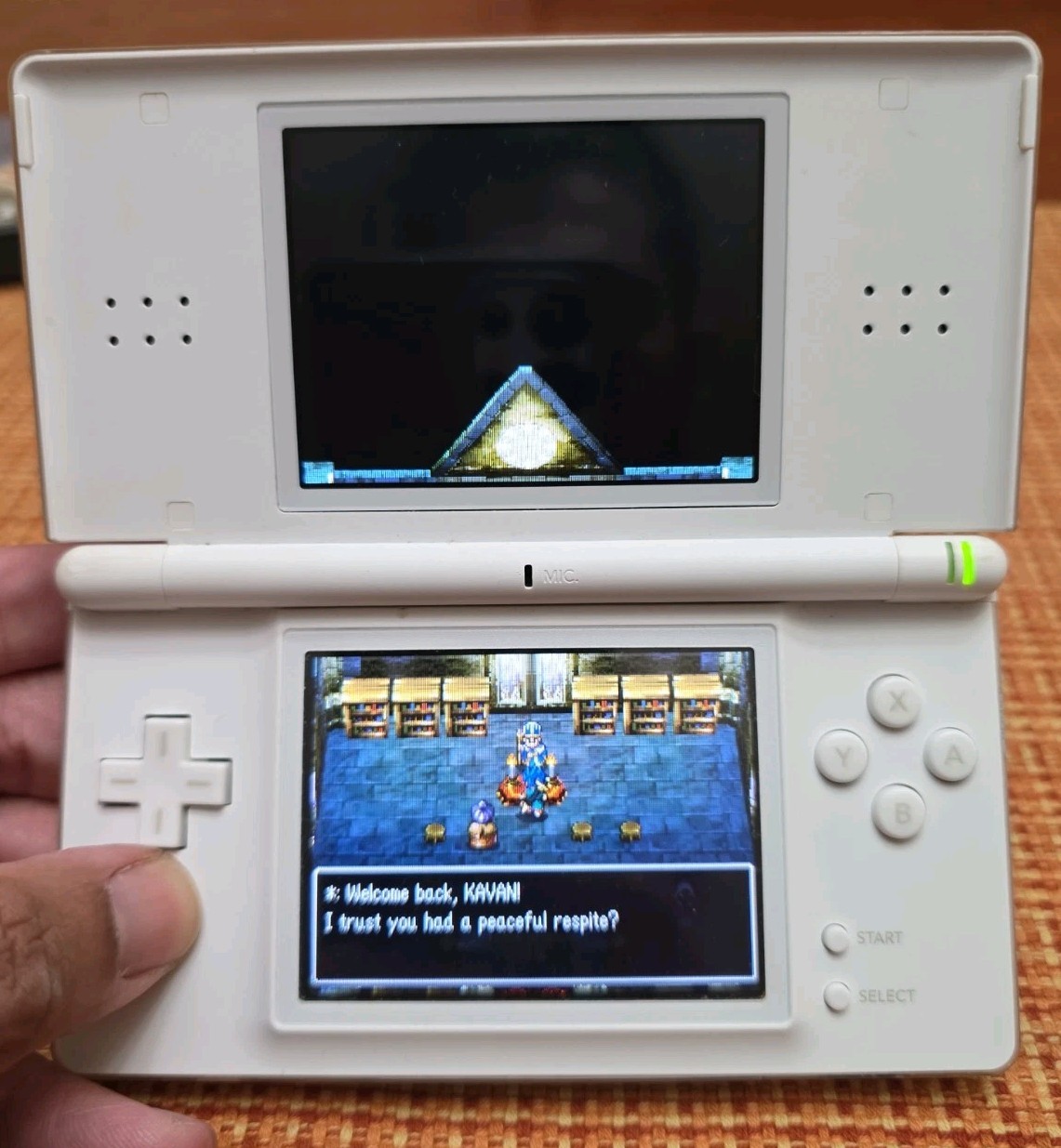 Nintendo DS Lite Handheld Console Polar White w/ New Battery + stylus – TESTED