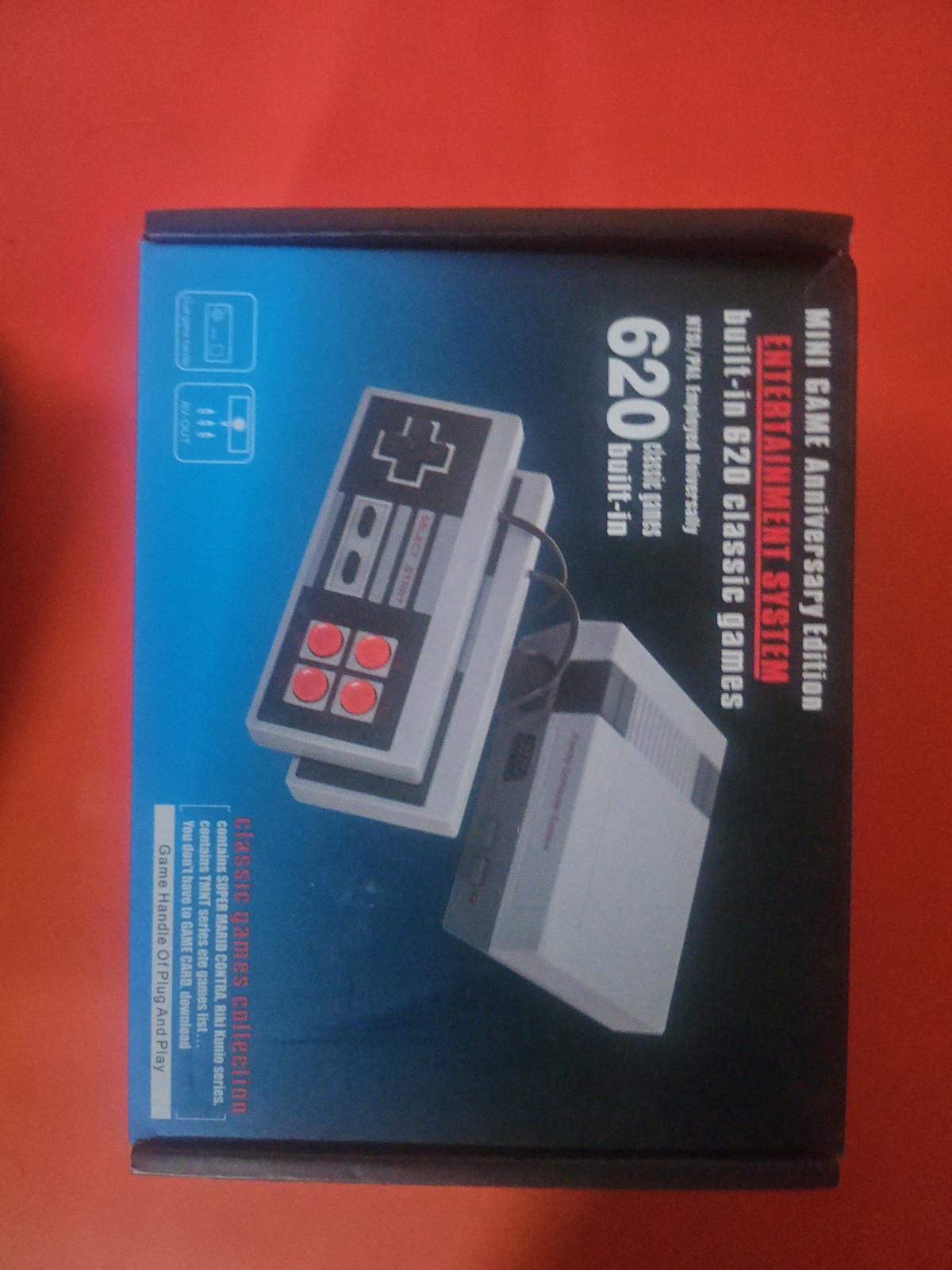 Mini Game Anniversary Edition Entertainment System Built-In 620 Classic Games