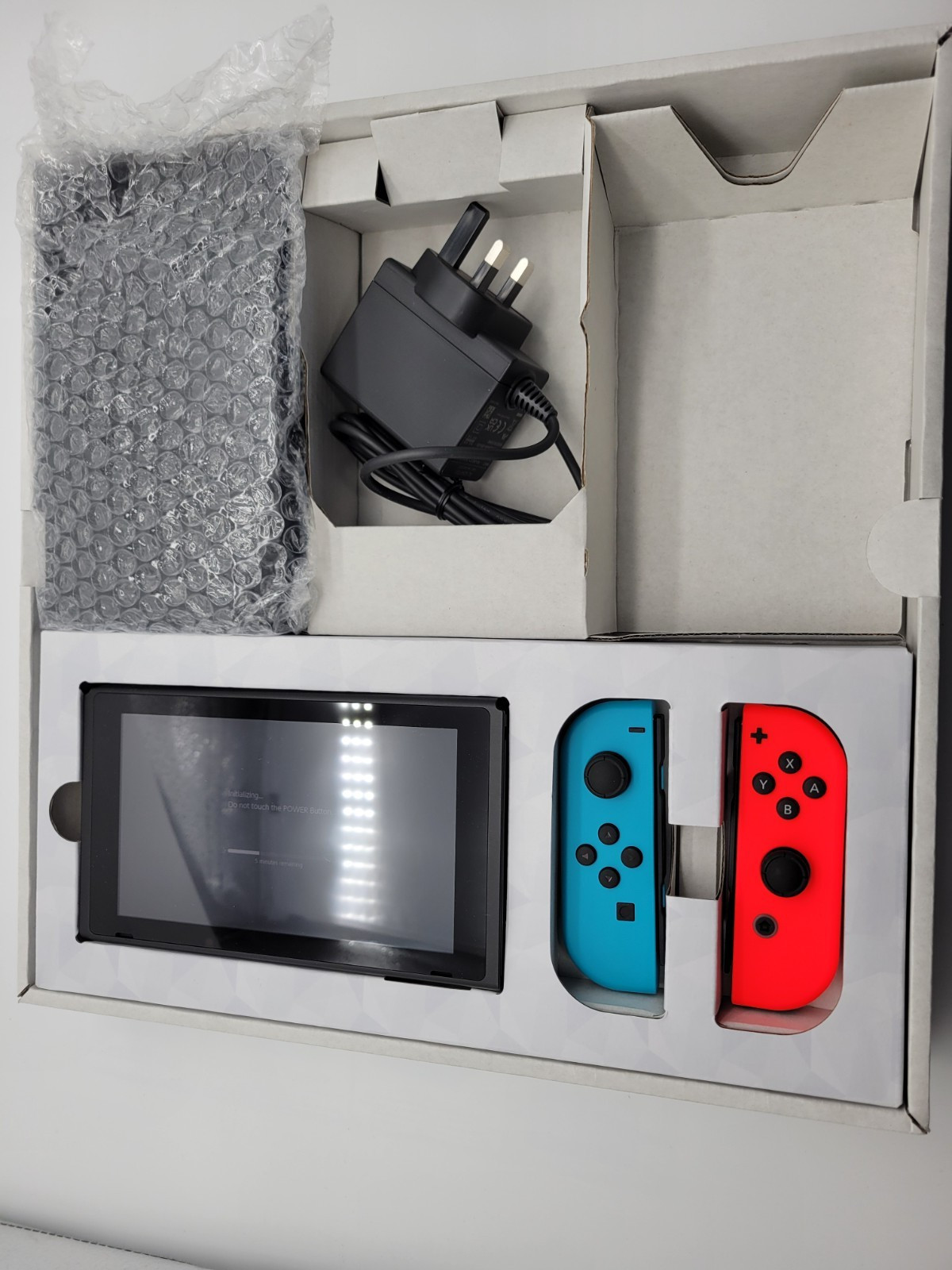 Nintendo Switch Console Neon Red/Neon Blue + Ring fit Ring (NO GAME CARD)