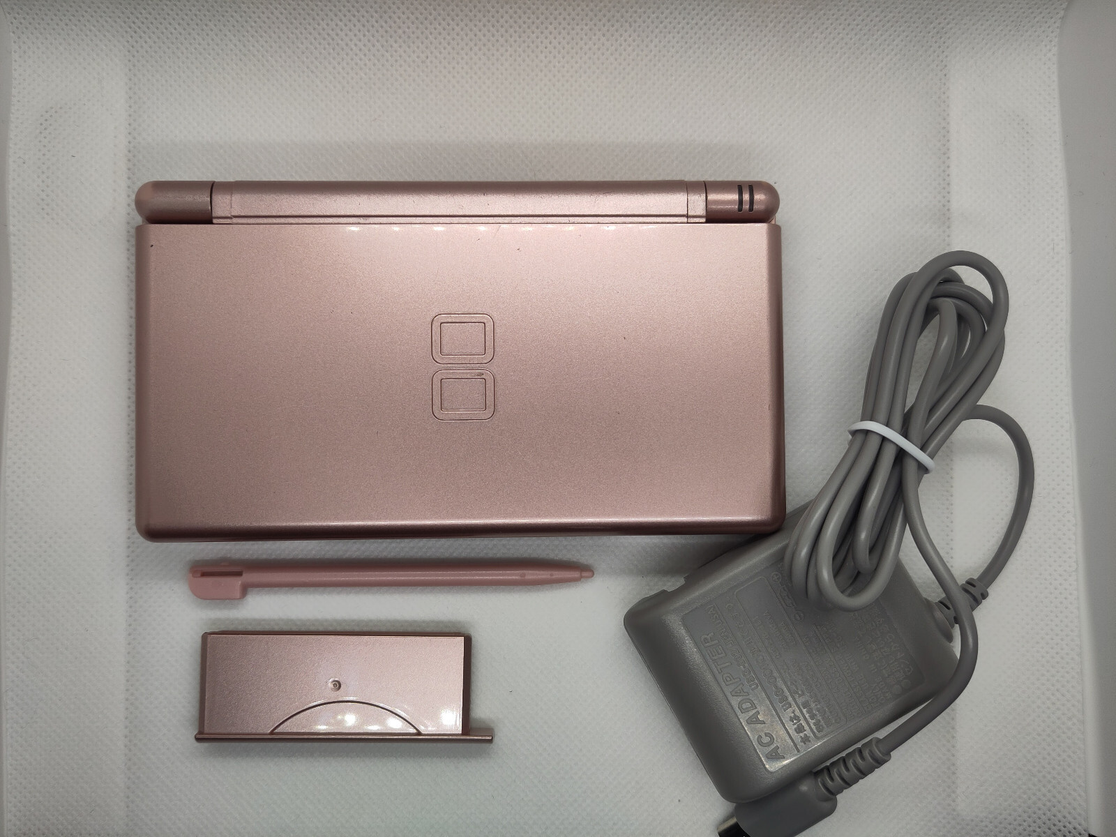 Nintendo DS Lite Handheld System, With Stylus, Charger, GBA Cover-TESTED/WORKING
