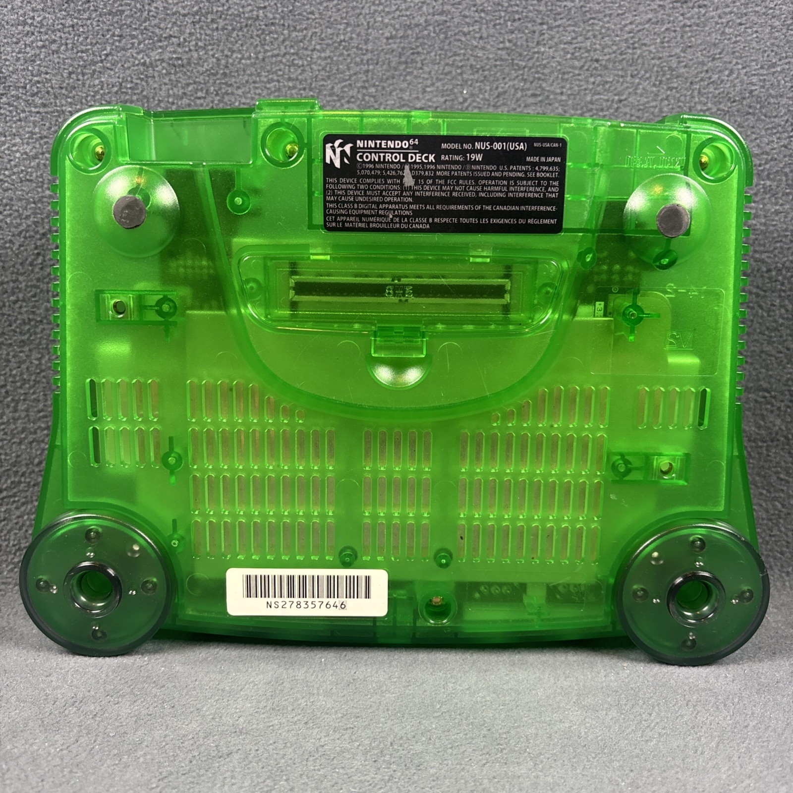 Nintendo 64 – Jungle Green Funtastic N64 Console w/ Accessories – Refurbished