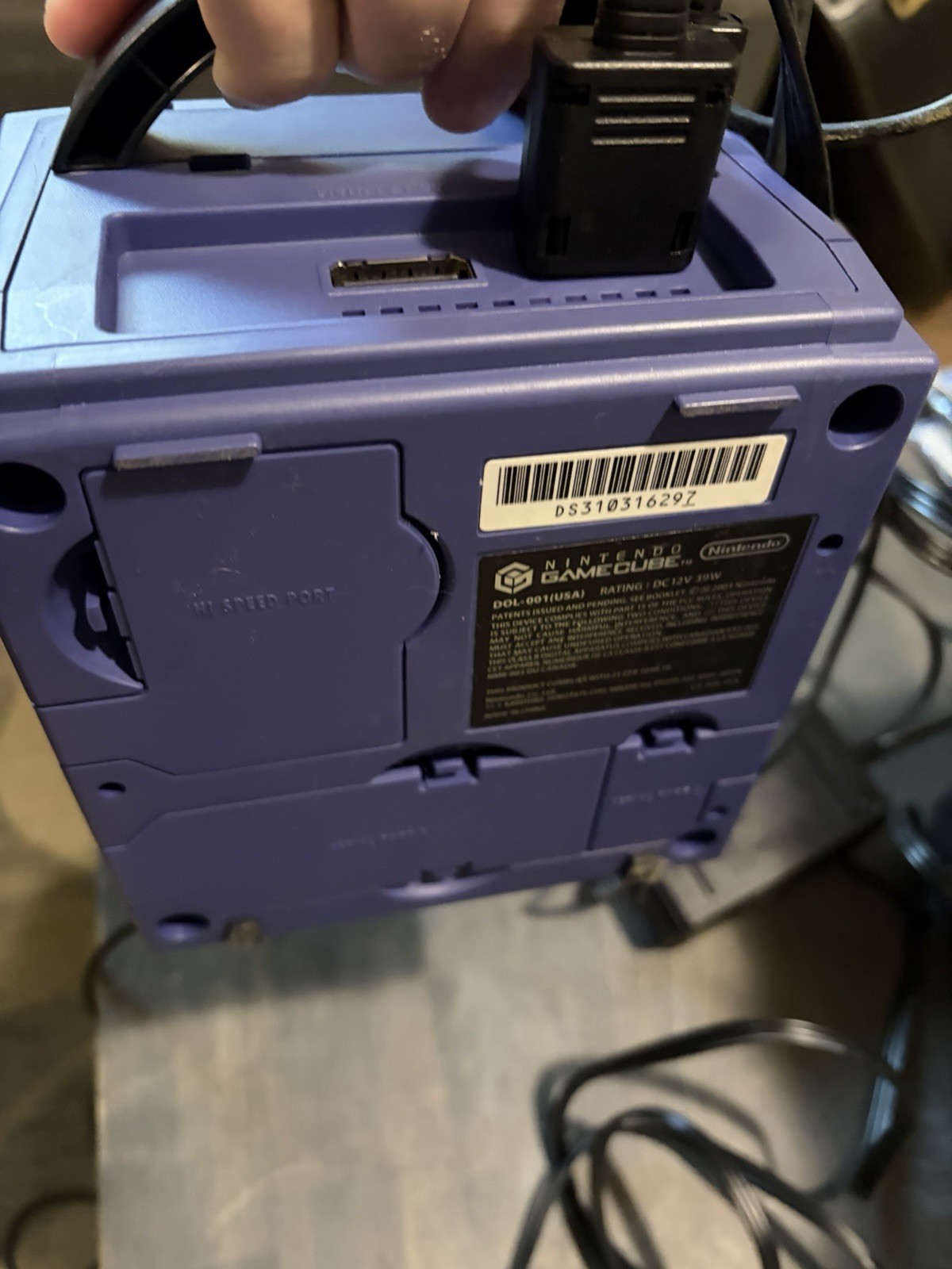 Nintendo GameCube Console System – Indigo (controller, All Chords, Memory Card)
