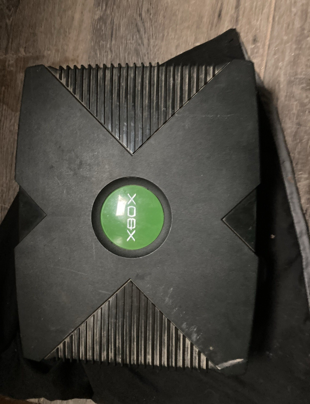 Microsoft Xbox Original Home Console Black/Green DVD Playback NTSC-U/C 480p
