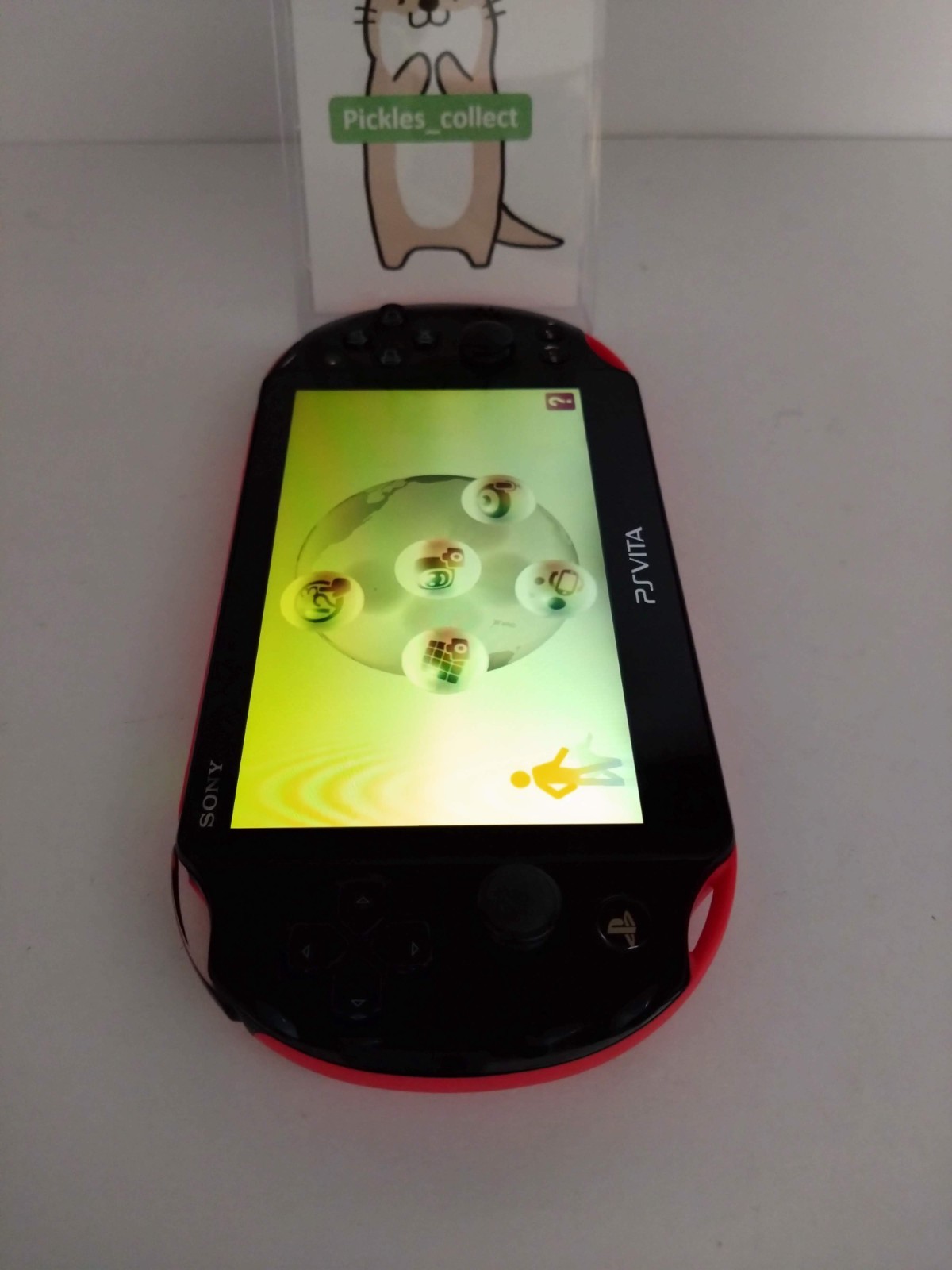 PS Vita Pink Black PCH-2000 ZA15 Console only Wi-Fi PSV Tested Sony 0611G