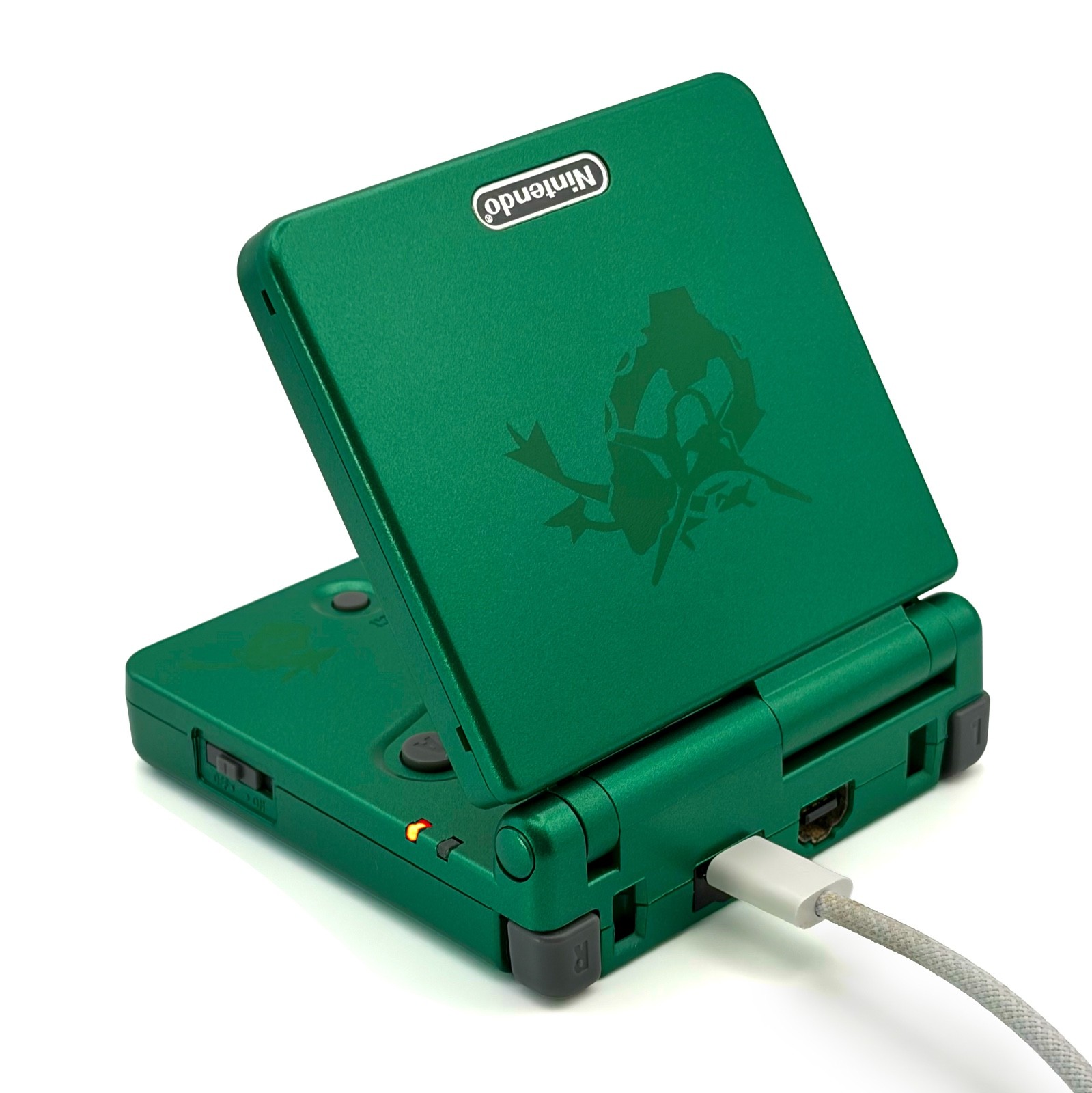 Nintendo Game Boy Advance SP Rayquaza IPS V5 Backlit Screen USB-C Charging