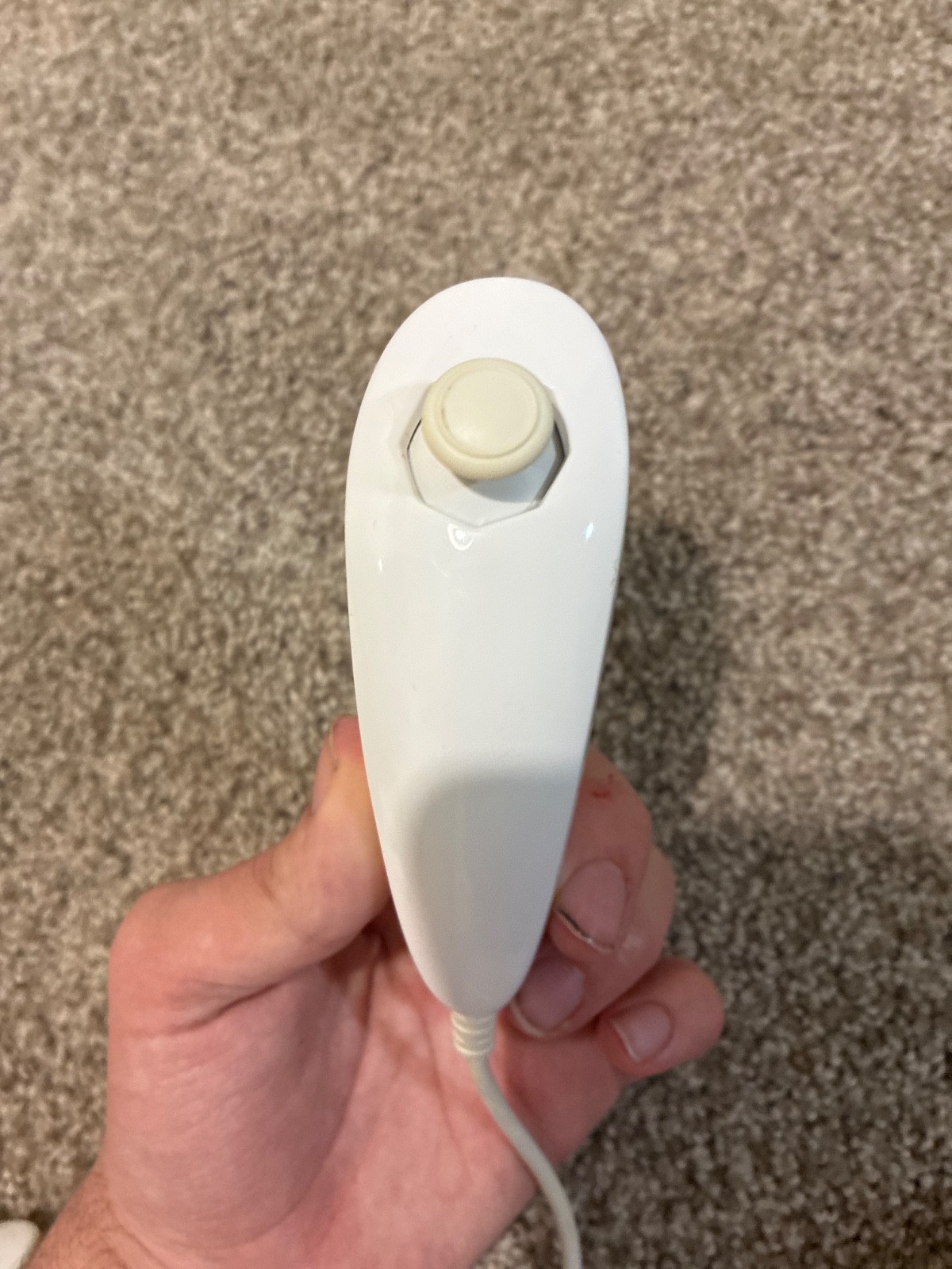 Nintendo Wii console, three controllers, four nunchucks, Wii steering wheel