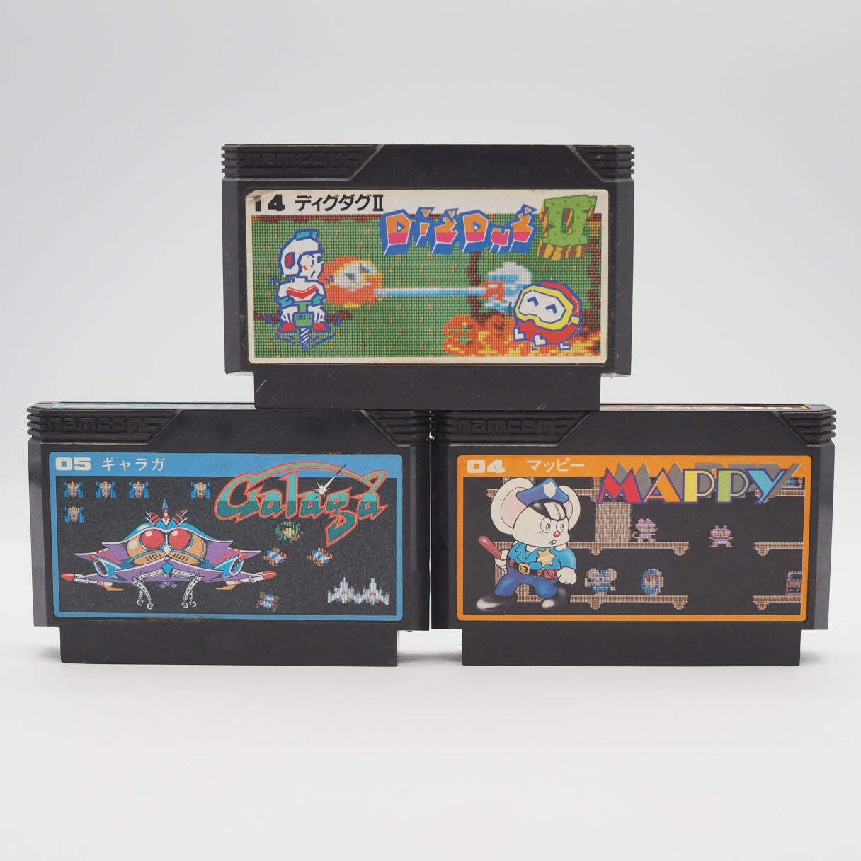 Nintendo New Famicom Console System HVC-101 + Namco Arcade Mix Games SET Tested