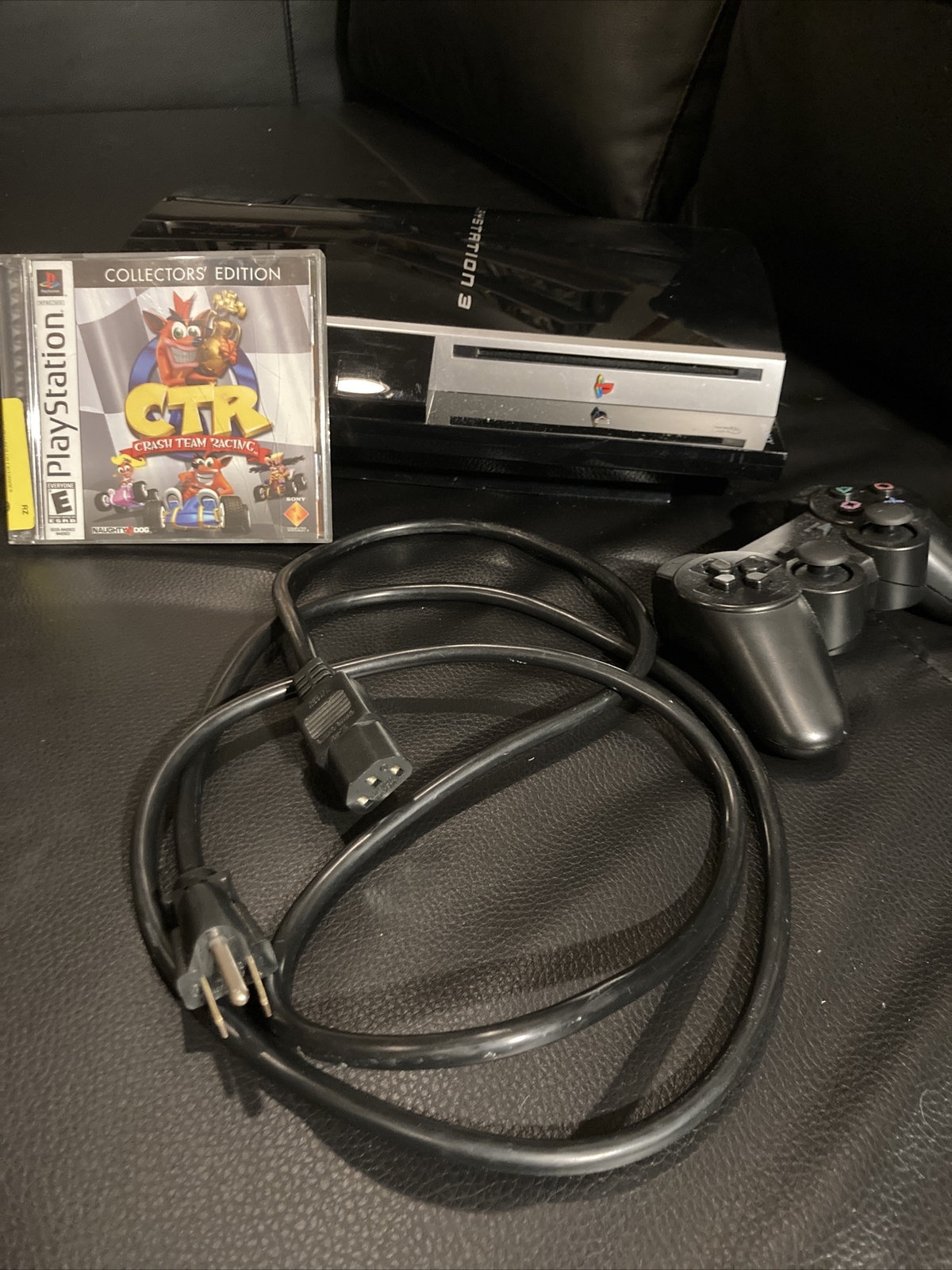 PlayStation 3 Fat CECHL01 with Game, Controller, and Cables