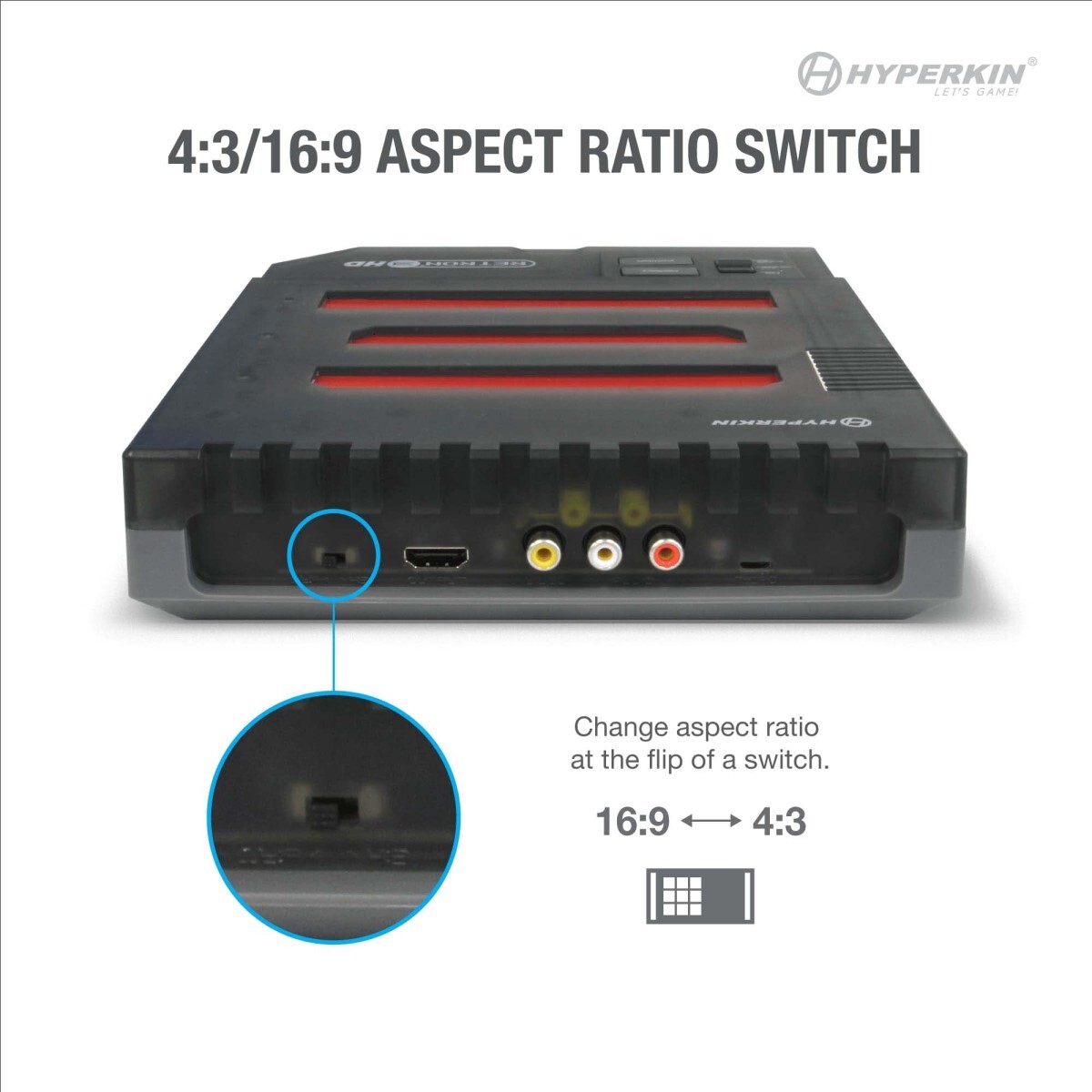 Retron 3 HD 3-In-1 Gaming Console Compatible with NES Super Famicom (FVS031966)