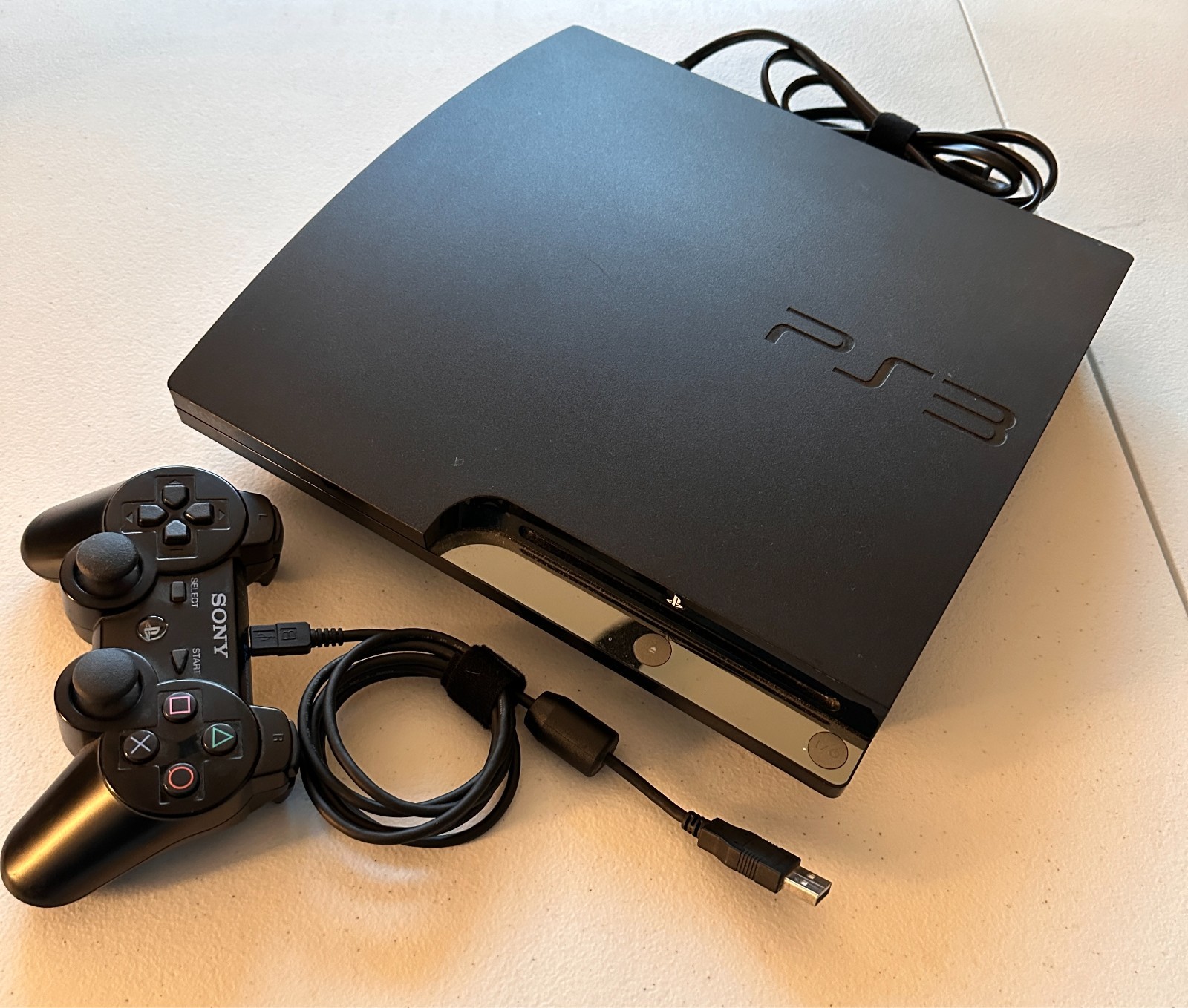Sony PS3 Slim 160GB Bundle Tested w/ Controller & 12 Games