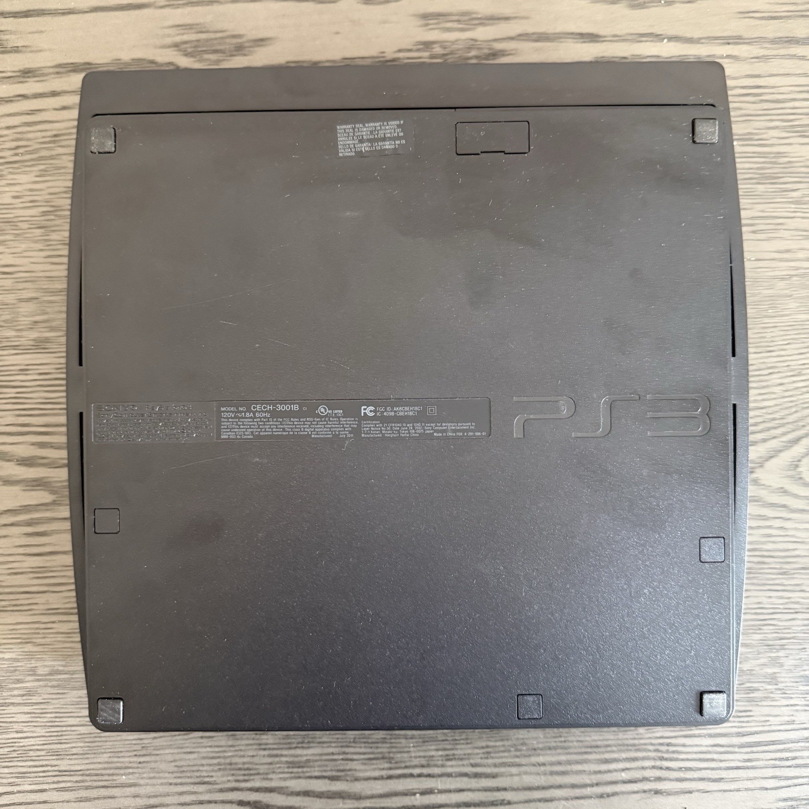 Sony PlayStation 3 PS3 Slim Console 320GB Black CECH-3001B with OEM Controller