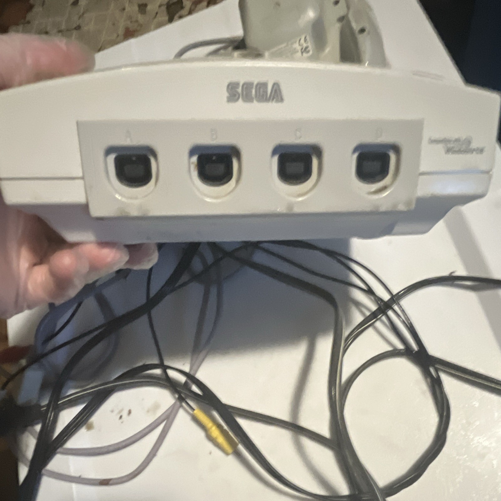 SEGA Dreamcast HKT-3000 Console White w/ 2 Controllers, Composite RCA, NTSC-U/C