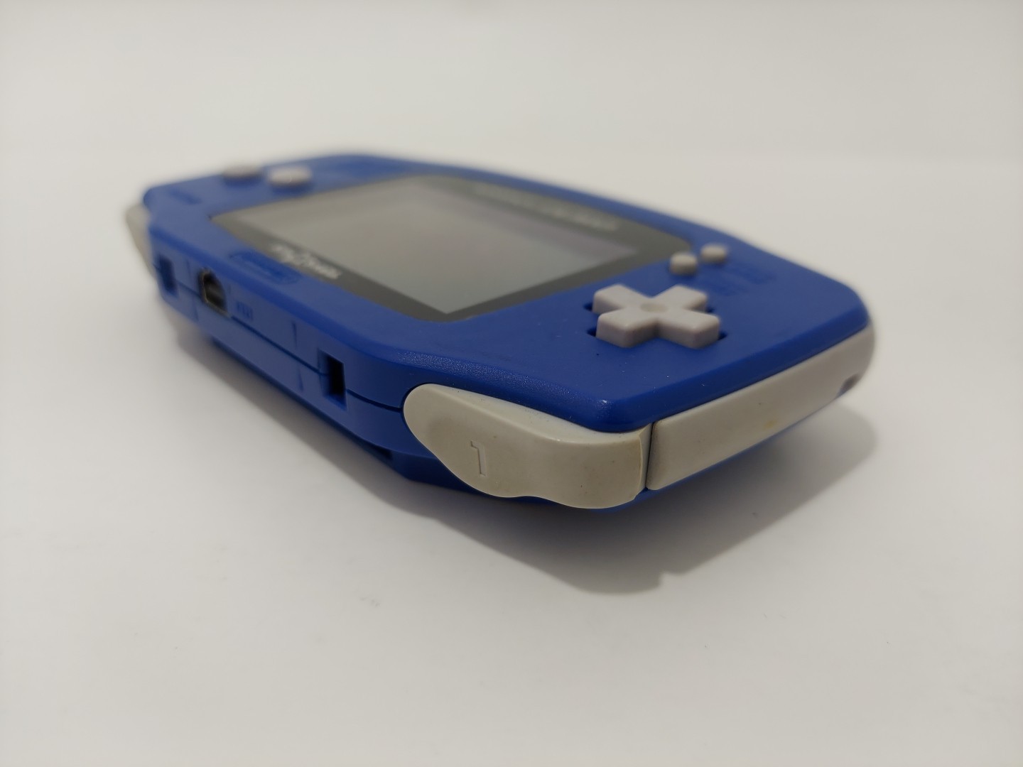 Game Boy Advance : Toys R Us Midnight Blue + Game Replaced Battery Door Tested