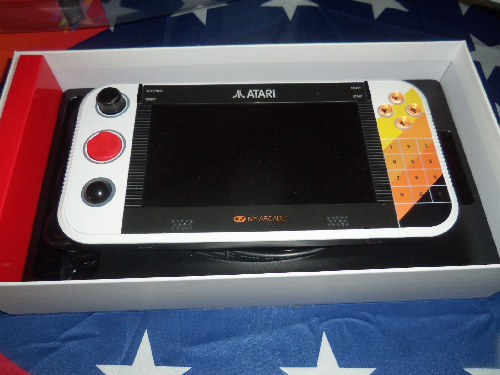 MY ARCADE ATARI GAMESTATION GO RECHARGEABLE BATTERY OVER 200+ PRELOADED RETRO