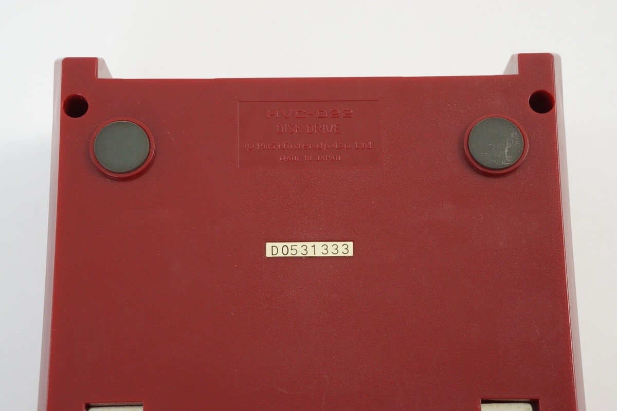 Famicom Disk System Console HVC-022 First original Nintendo Tested New belt 0261