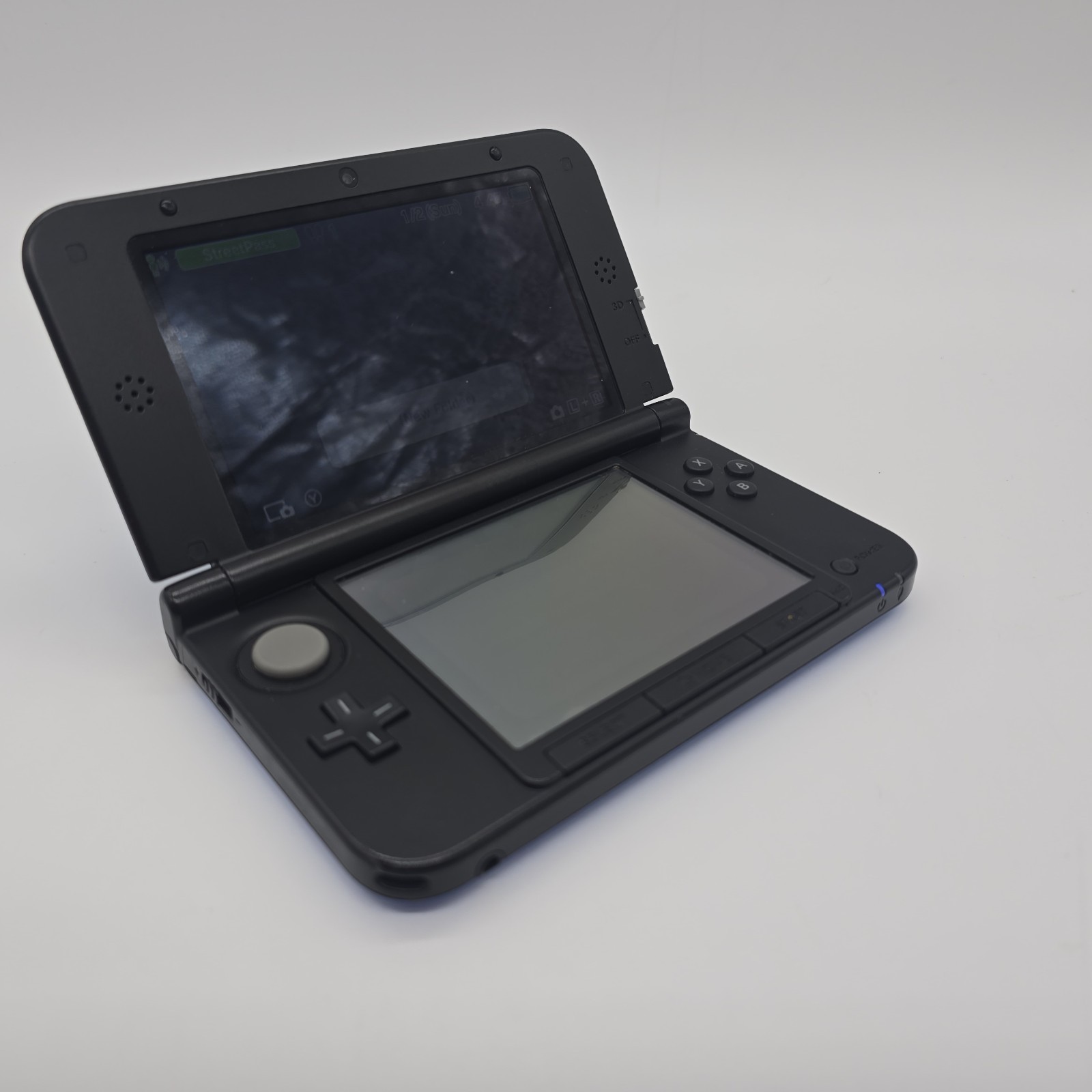 Nintendo 3DS XL Blue Handheld Console w/ Charger Stylus Tested Working