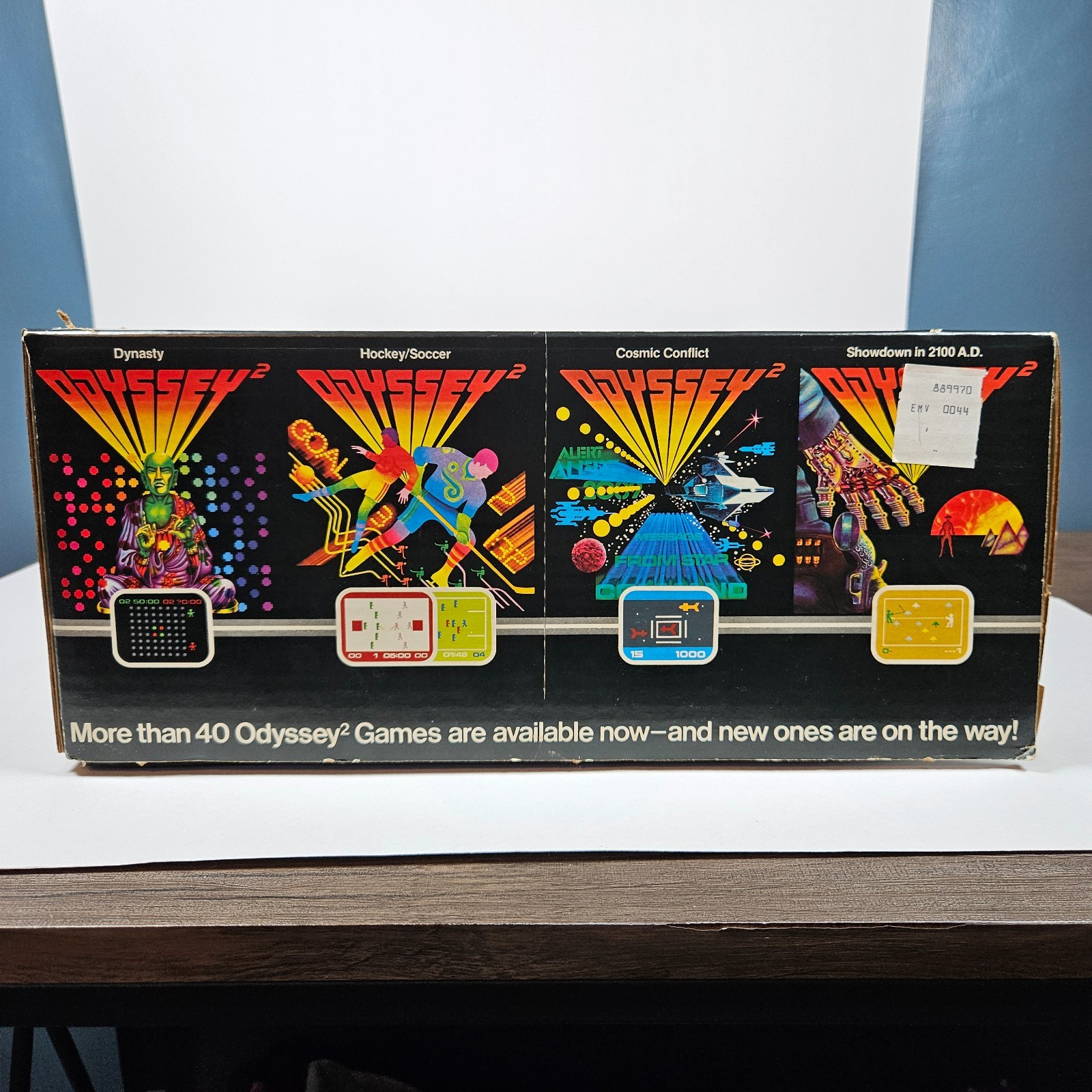 Magnavox Odyssey 2 CIB Launch Edition With Styrofoam, Plastic, and Paperwork