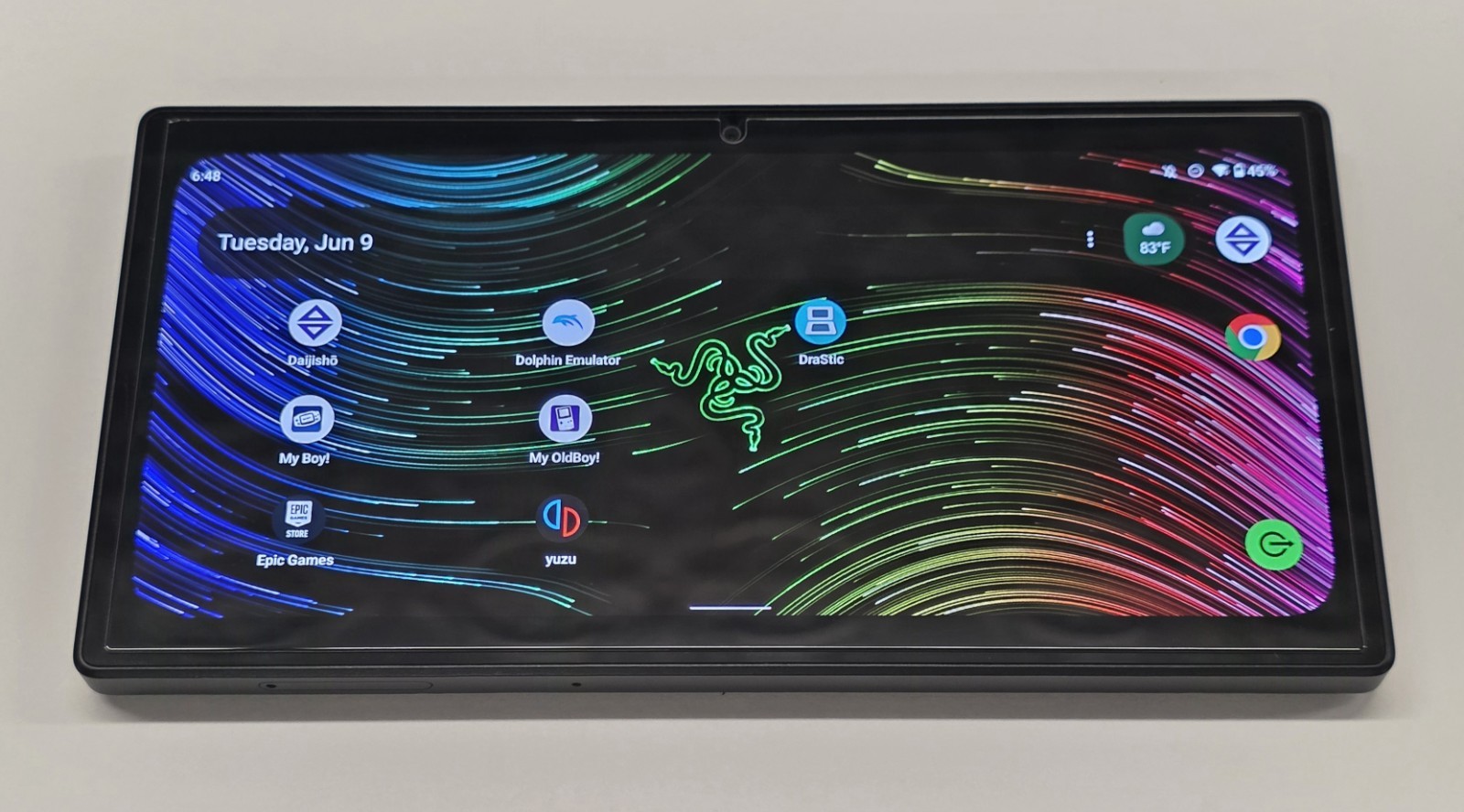 Razer Edge Handheld Gaming Console Kishi V2 Wi-Fi USB-C Android Black