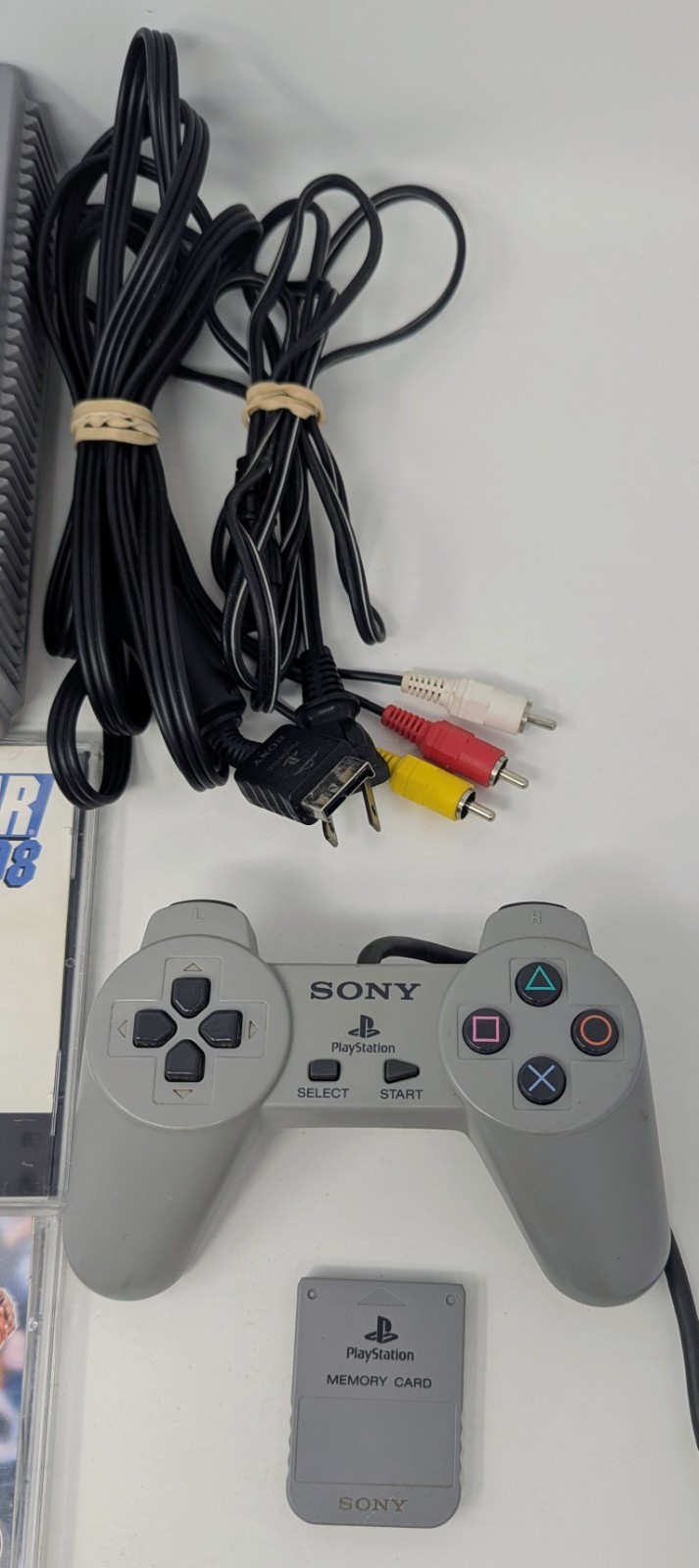 Sony PlayStation 1 Console Bundle w/ 10 Games – Chrono Cross, KoF ’99, Tested!